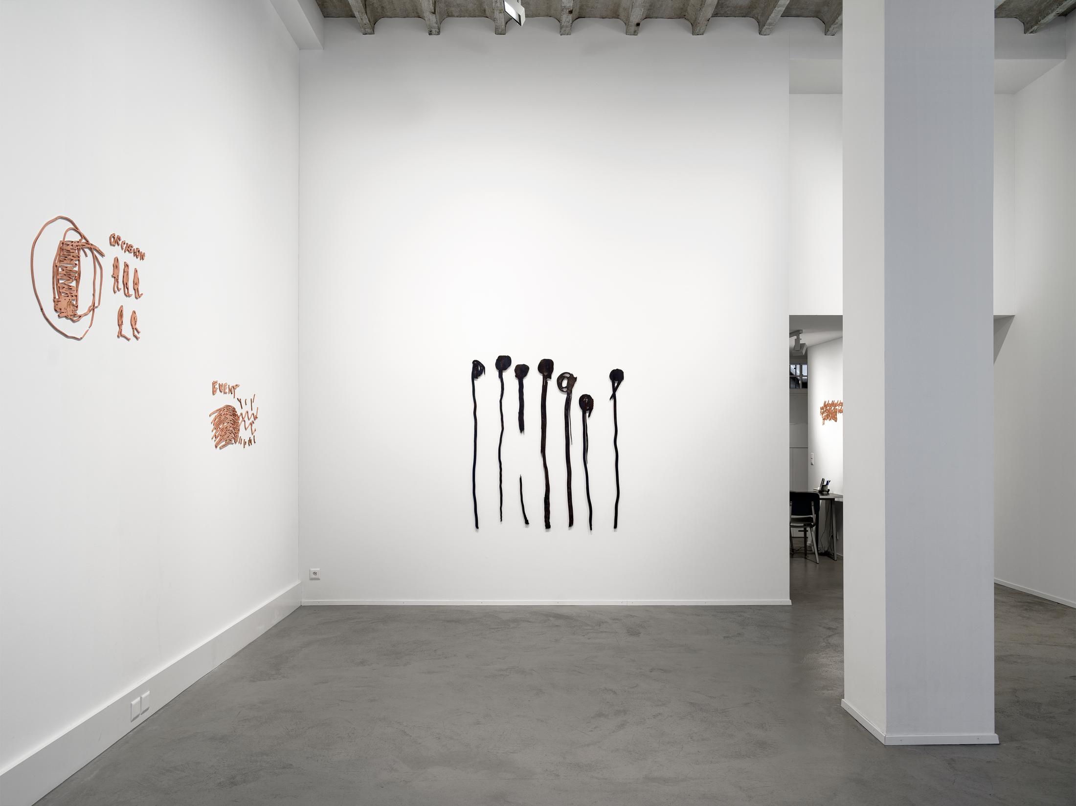 Exhibition View Solo Show donna Kukama «in living memory...» at Galerie Tschudi, Zurich, 2024 / Photo: Cedric Mussano / Courtesy: the artist and Galerie Tschudi