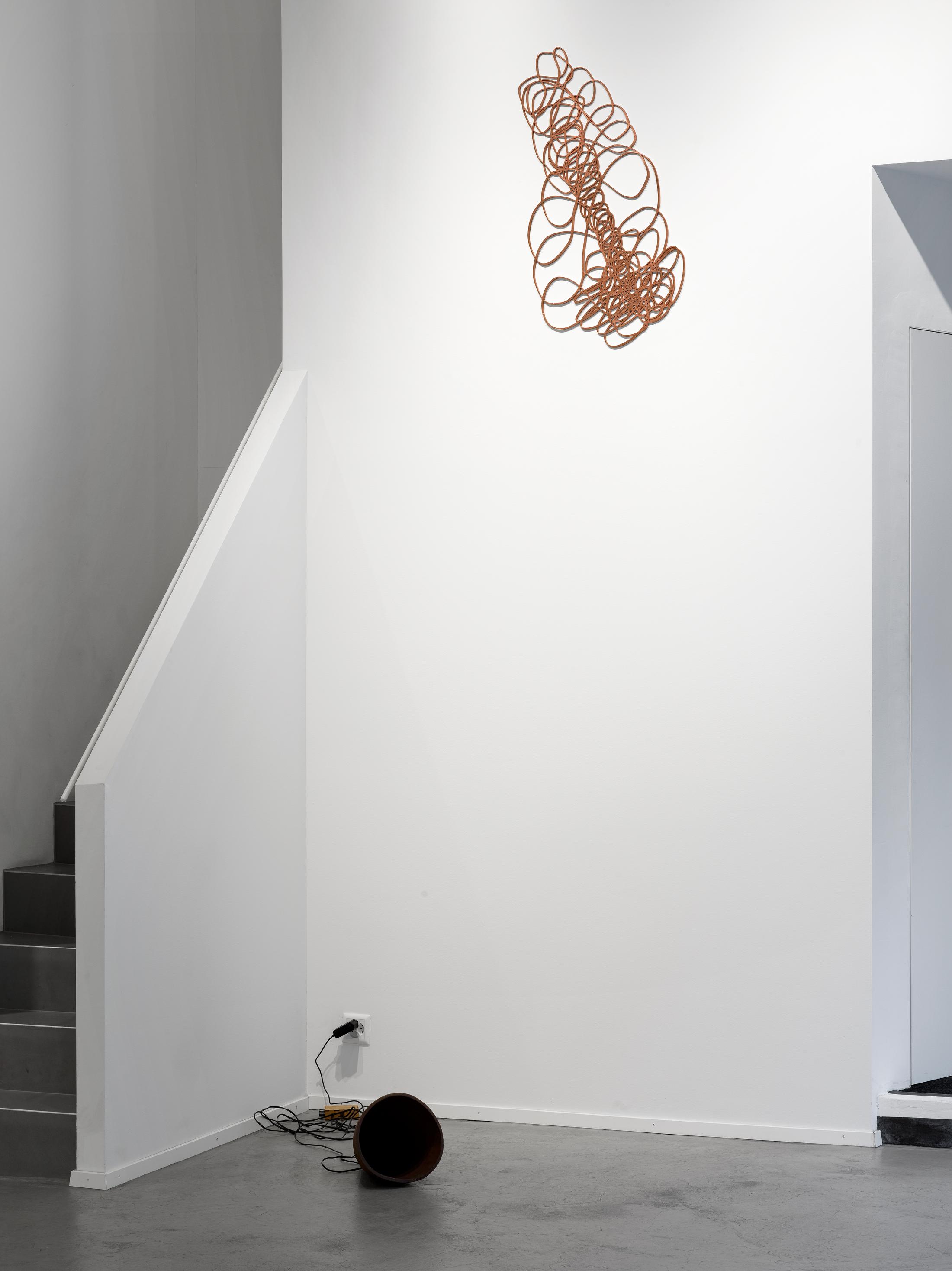 Exhibition View Solo Show donna Kukama «in living memory...; view on Chapter C: The Genealogy of Pain (revisited), 2016–2024 and Speechlessness, 2017–2024» at Galerie Tschudi, Zurich, 2024 / Photo: Cedric Mussano / Courtesy: the artist and Galerie Tschudi