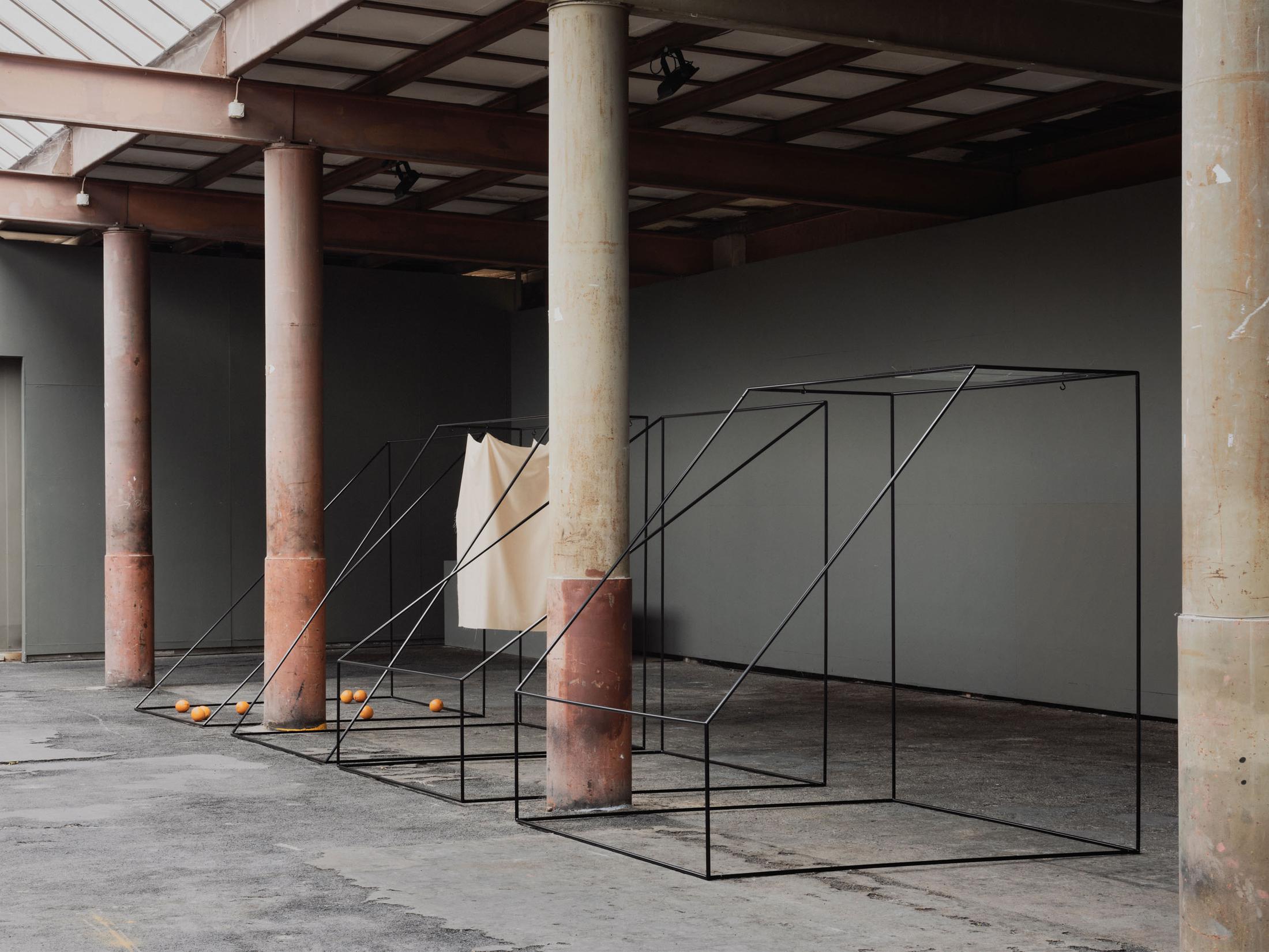 Exhibition View Solo Show Edit Oderbolz «I Have No Roots in This Life» at Kunsthalle Arbon, Arbon, 2024 / Photo: Ladina Bischof / Courtesy: The artist and Kunsthalle Arbon