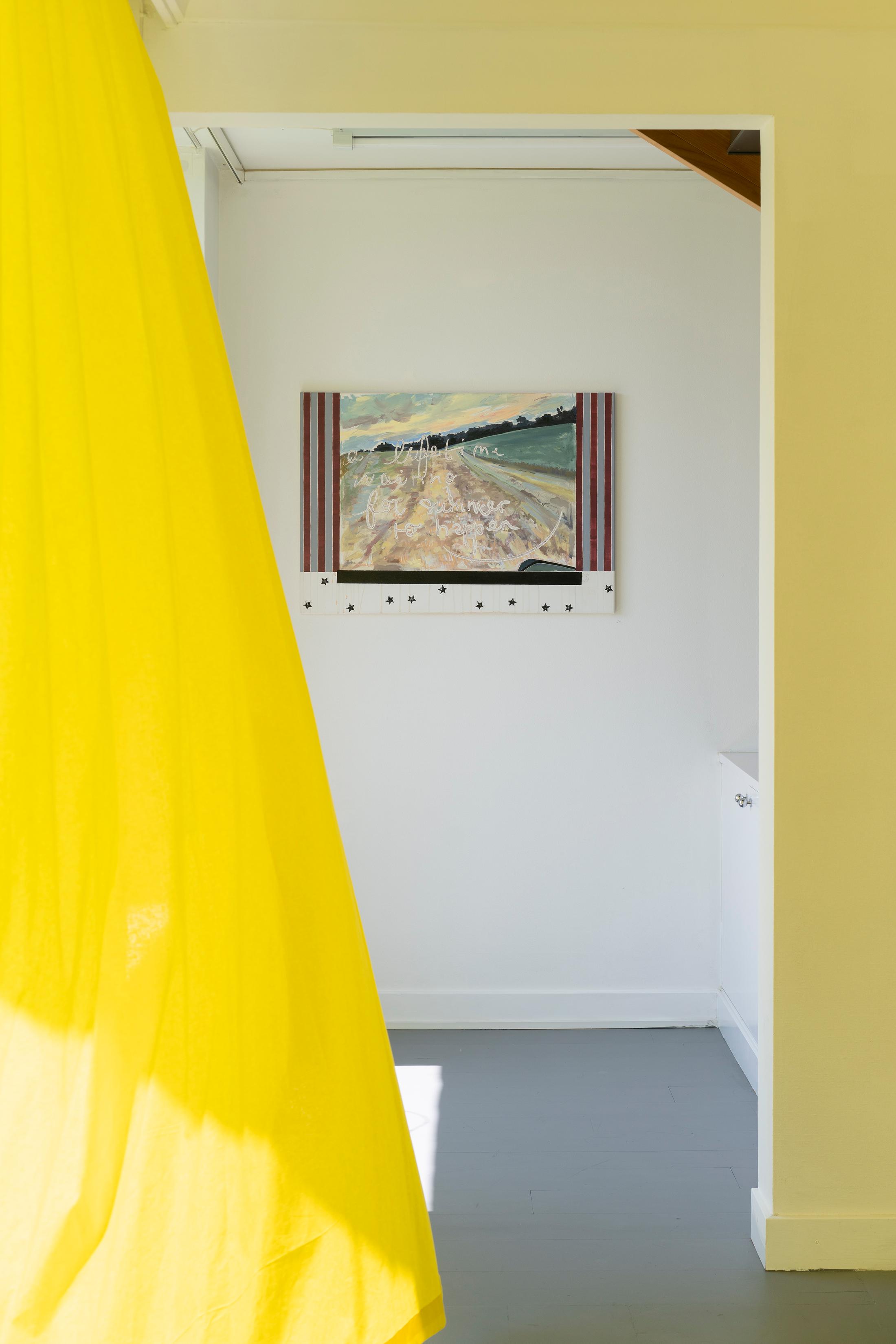 Exhibition View Solo Show Elise Corpataux «A Lifetime Waiting for Summer to Happen» at suns.works, Küsnacht, 2024 / Photo: Claude Barrault, Remy Ugarte Vallejos et al. / Courtesy: The artist and suns.works