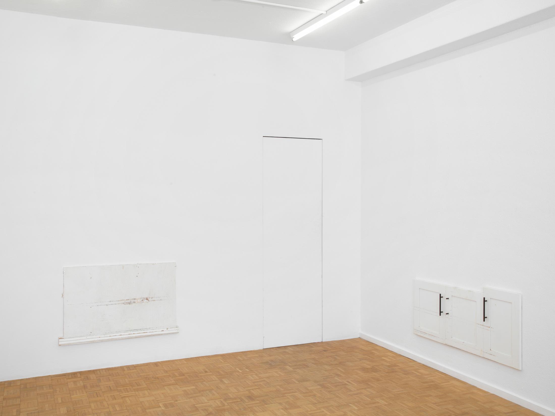 Exhibition View Emily Barker Solo Show «Wall Works» at Sentiment, Zurich, 2023-2024 / Photo: Philipp Rupp & Julien Gremaud / Courtesy: the artist and Sentiment