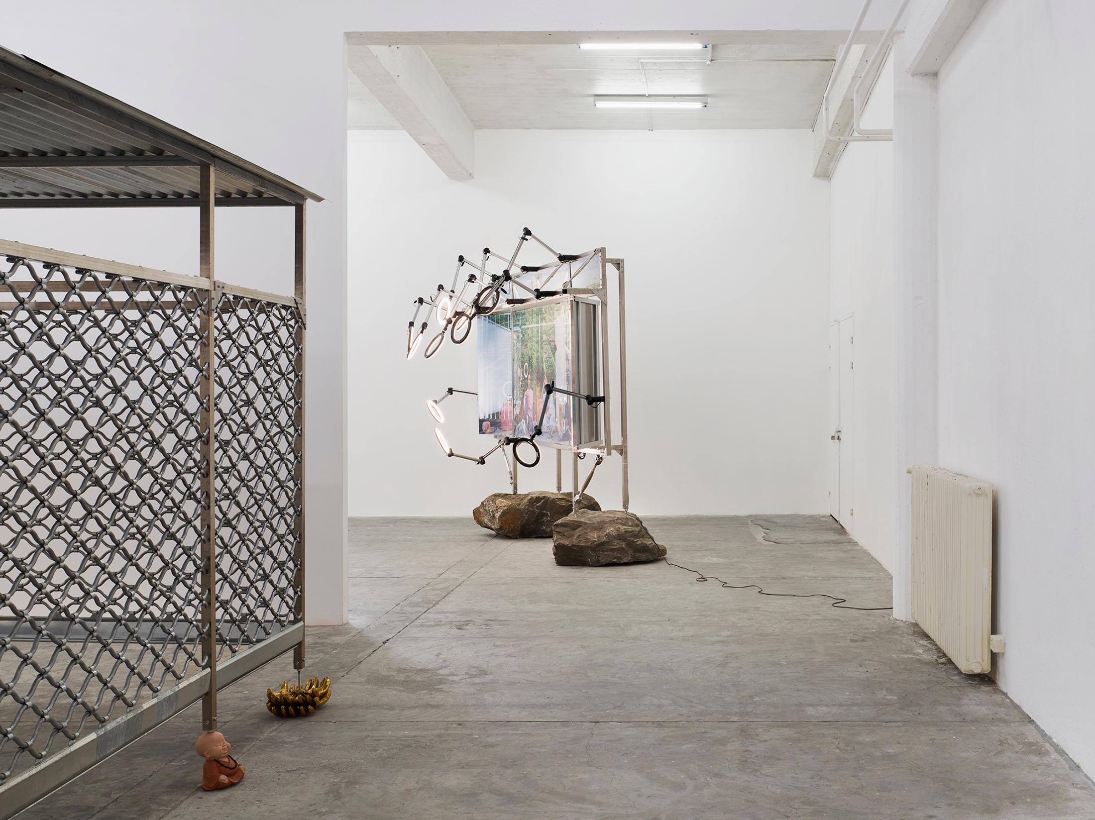 Exhibition View Solo Show «Emmanuelle Lainé» at CIRCUIT, Lausanne, 2024 / Photo: David Gagnebin-de Bons / Courtesy: The artist and CIRCUIT, Centre d'art contemporain