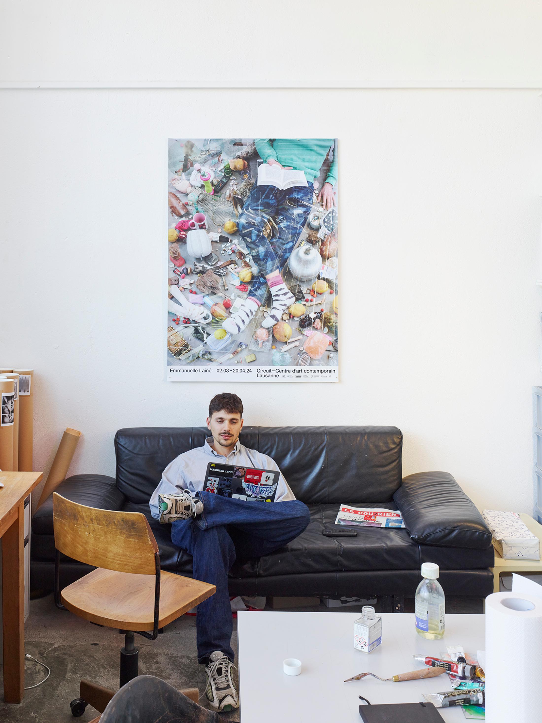 Exhibition View Solo Show «Emmanuelle Lainé» at CIRCUIT, Lausanne, 2024 / Photo: David Gagnebin-de Bons / Courtesy: The artist and CIRCUIT, Centre d'art contemporain