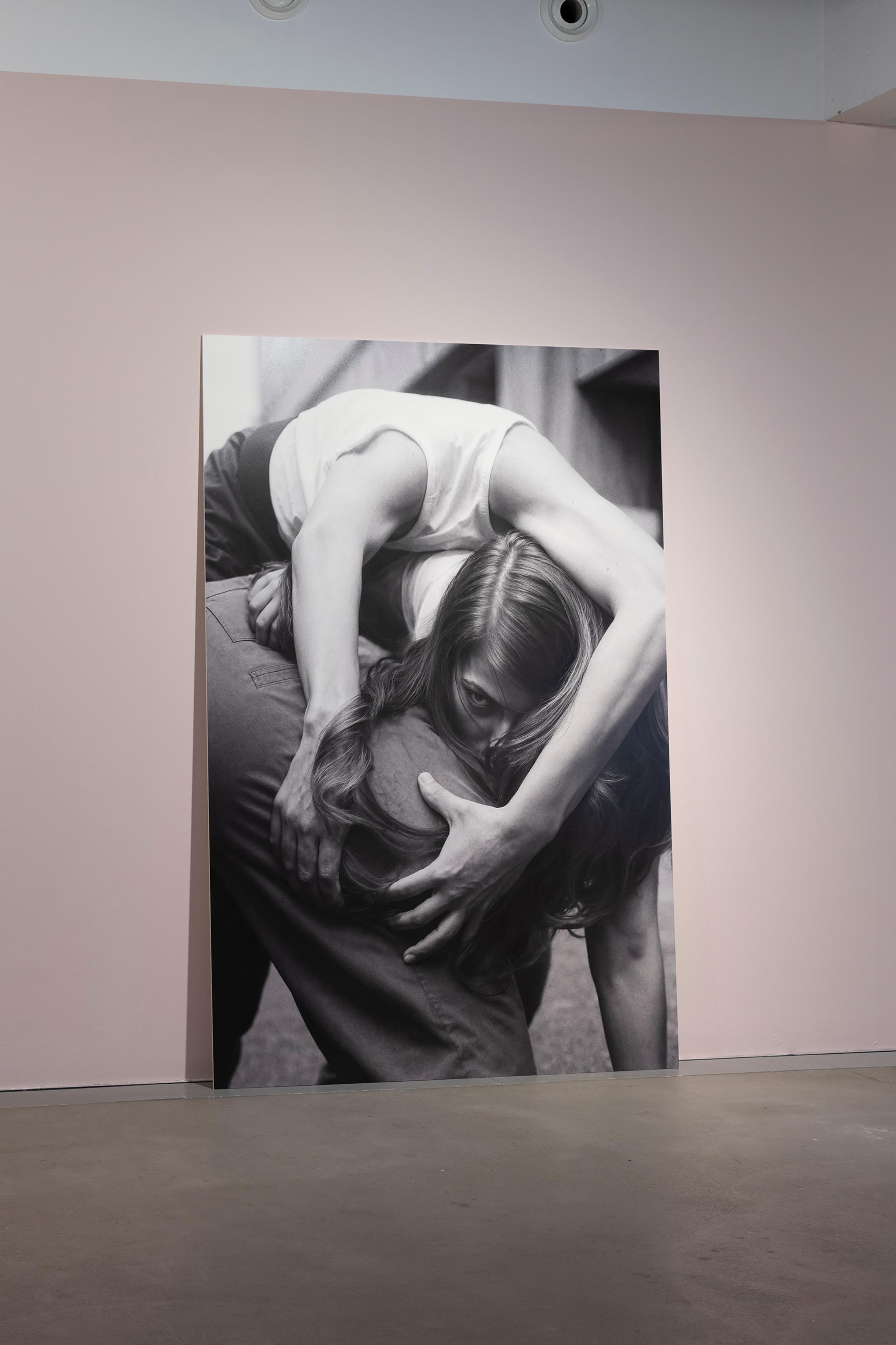 Exhibition View Group Show «Esther Hunziker, Stefan Karrer and Alfatih; view on Esther Hunziker, Body Snatchers, 2025» at HEK (House of Electronic Arts), Basel, 2025 / Photo: Franz Wamhof / Courtesy: the artists and Schweizer Medienkunst – Pax Art Awards 2024