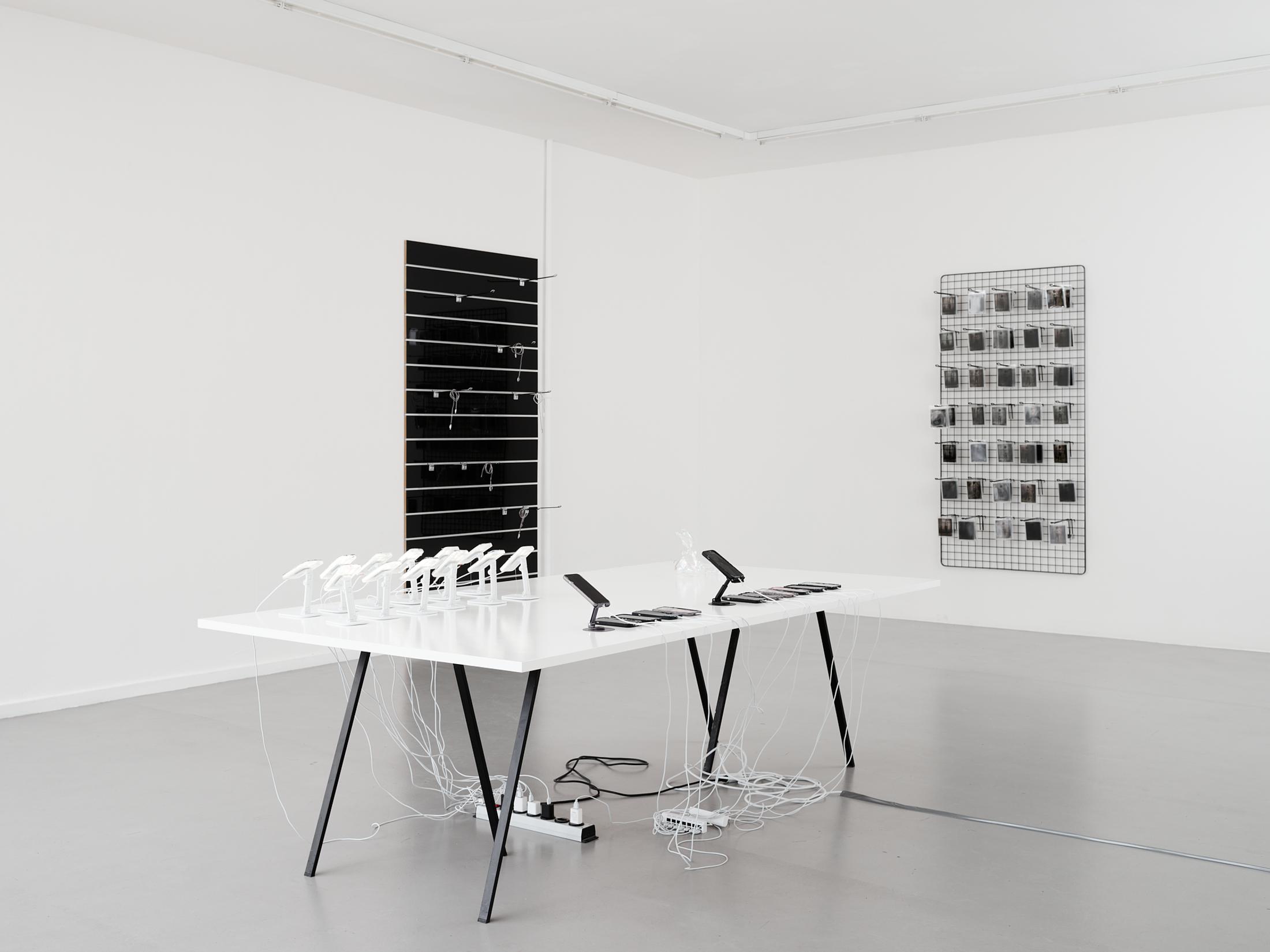 Exhibition View Solo Show Giulia Essyad «INNARDS» at Centre d’Édition Contemporaine Genève, Geneva, 2024 / Photo: Sandra Pointet / Courtesy: The artist and  Centre d’édition contemporaine Genève