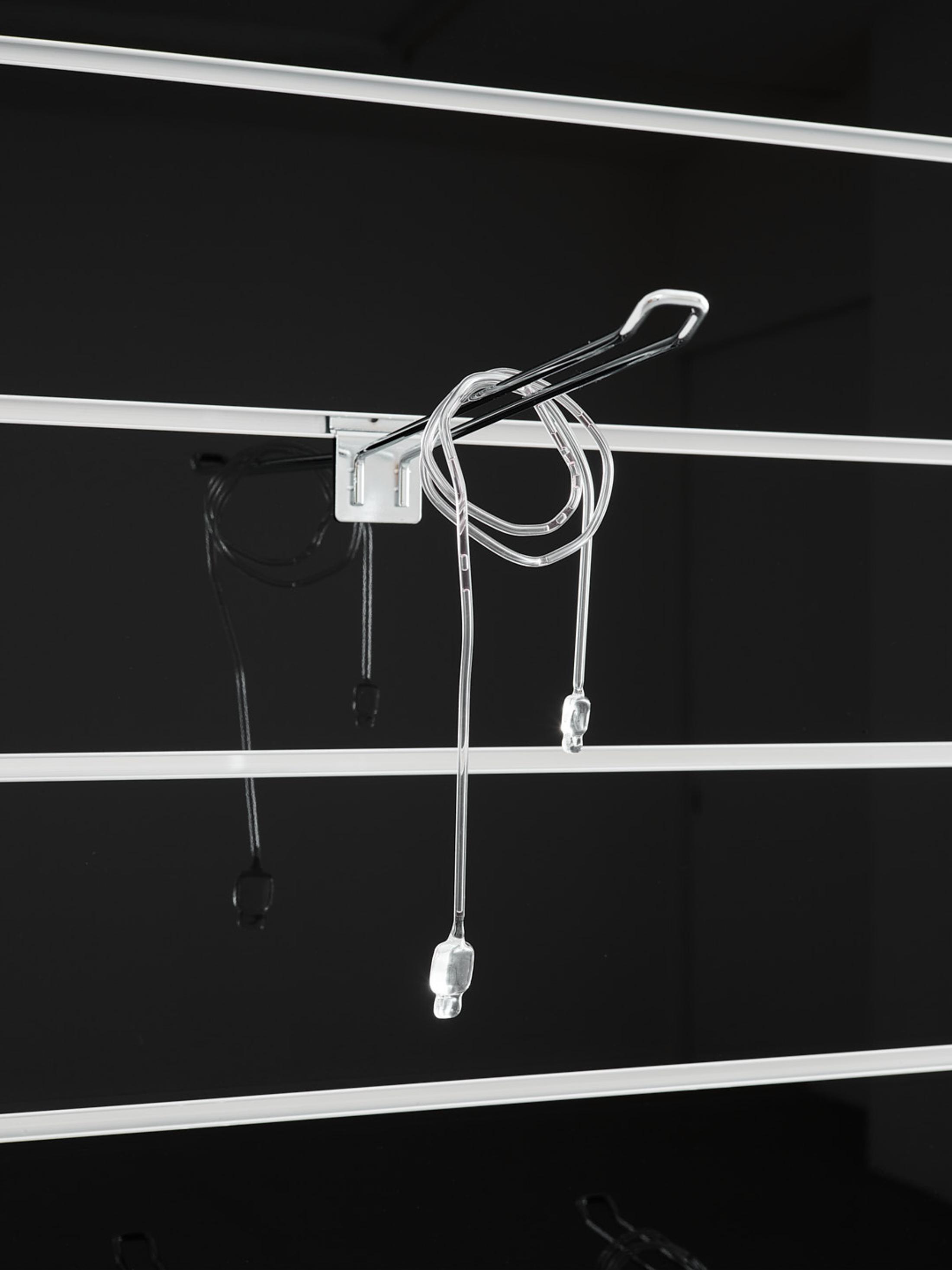 Exhibition View Solo Show Giulia Essyad «INNARDS; view on without you i’m nothing, 2024 (Detail)» at Centre d’Édition Contemporaine Genève, Geneva, 2024 / Photo: Sandra Pointet / Courtesy: The artist and  Centre d’édition contemporaine Genève