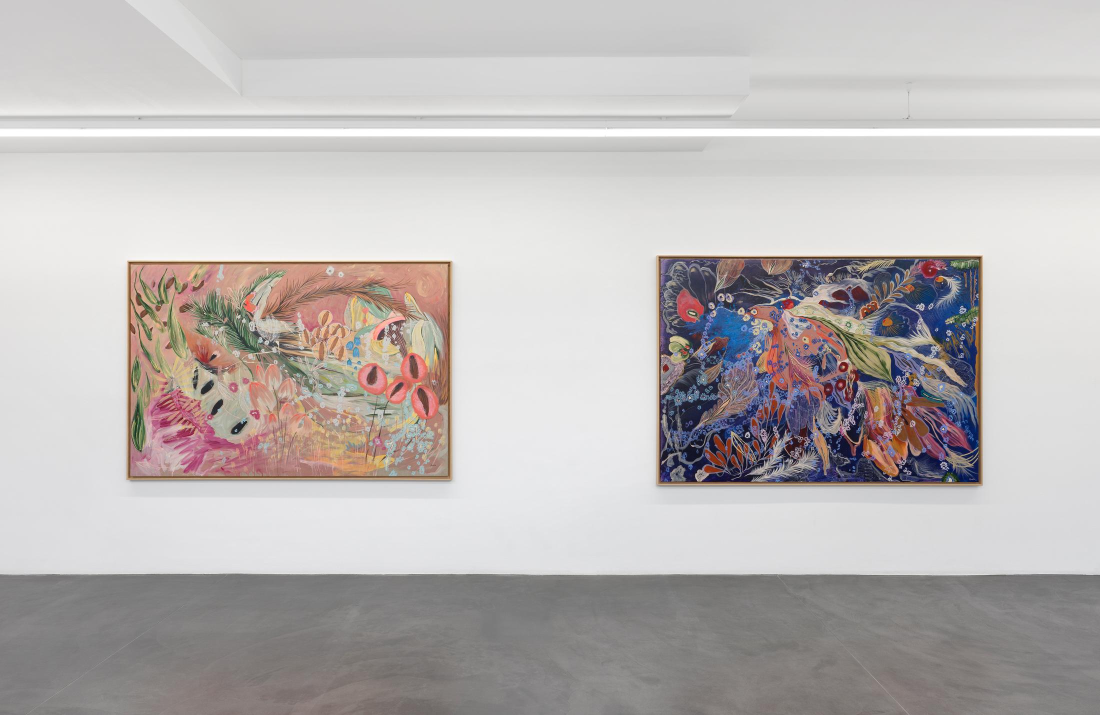 Exhibition View Solo Show Ileana Magoda «Angels of Power, Angels of Beauty» at Bernheim Gallery, Zurich, 2024 / Photo: Annik Wetter / Courtesy: the artist and Bernheim Zürich/London