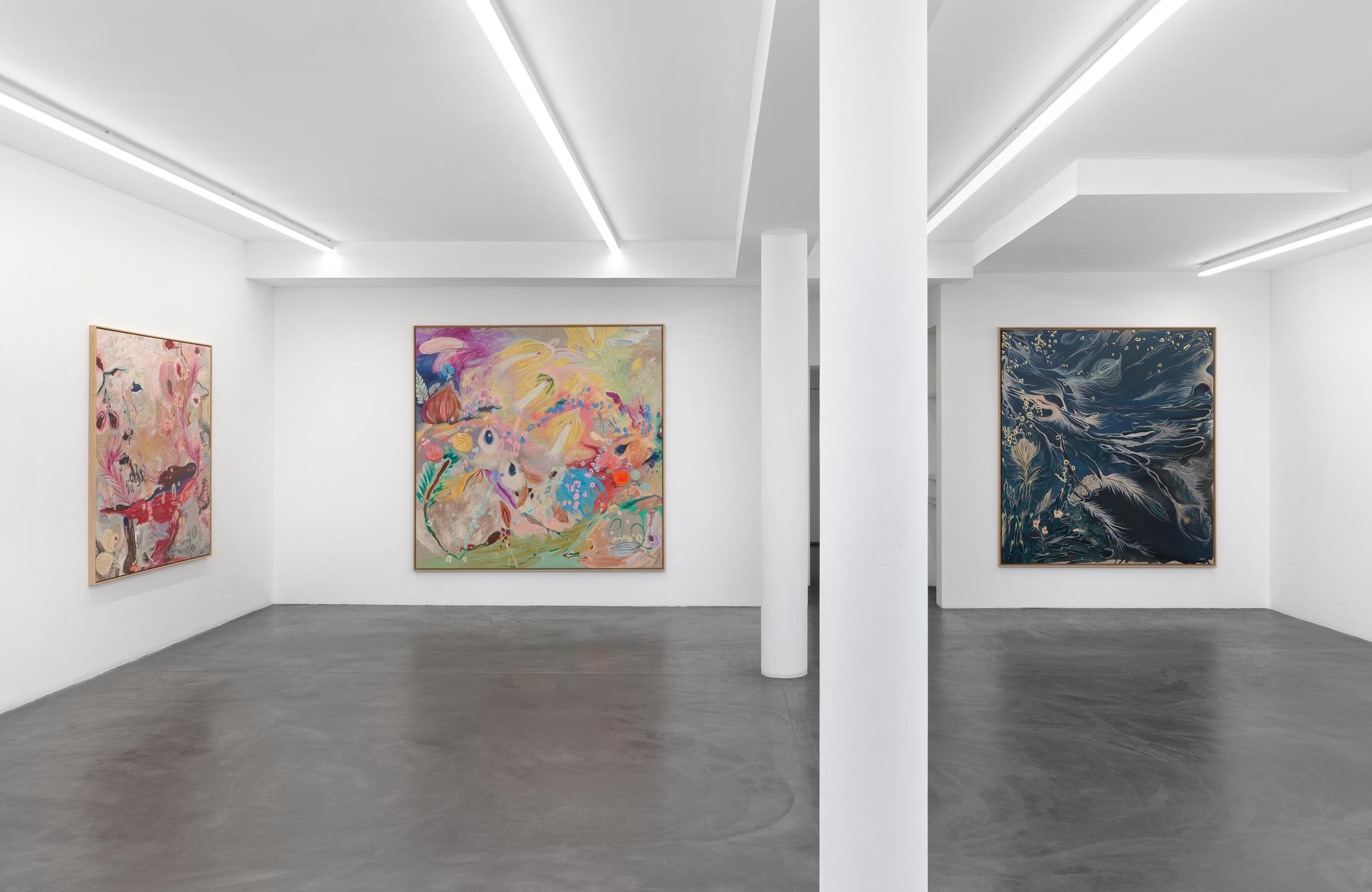 Exhibition View Solo Show Ileana Magoda «Angels of Power, Angels of Beauty» at Bernheim Gallery, Zurich, 2024 / Photo: Annik Wetter / Courtesy: the artist and Bernheim Zürich/London