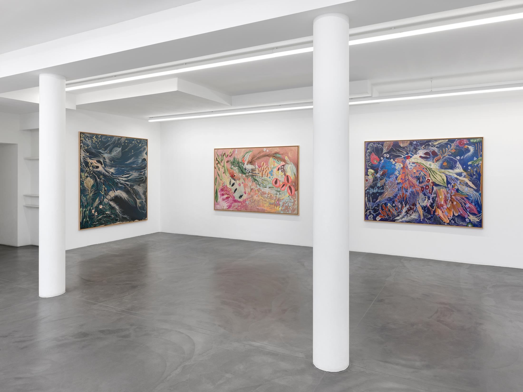 Exhibition View Solo Show Ileana Magoda «Angels of Power, Angels of Beauty» at Bernheim Gallery, Zurich, 2024 / Photo: Annik Wetter / Courtesy: the artist and Bernheim Zürich/London