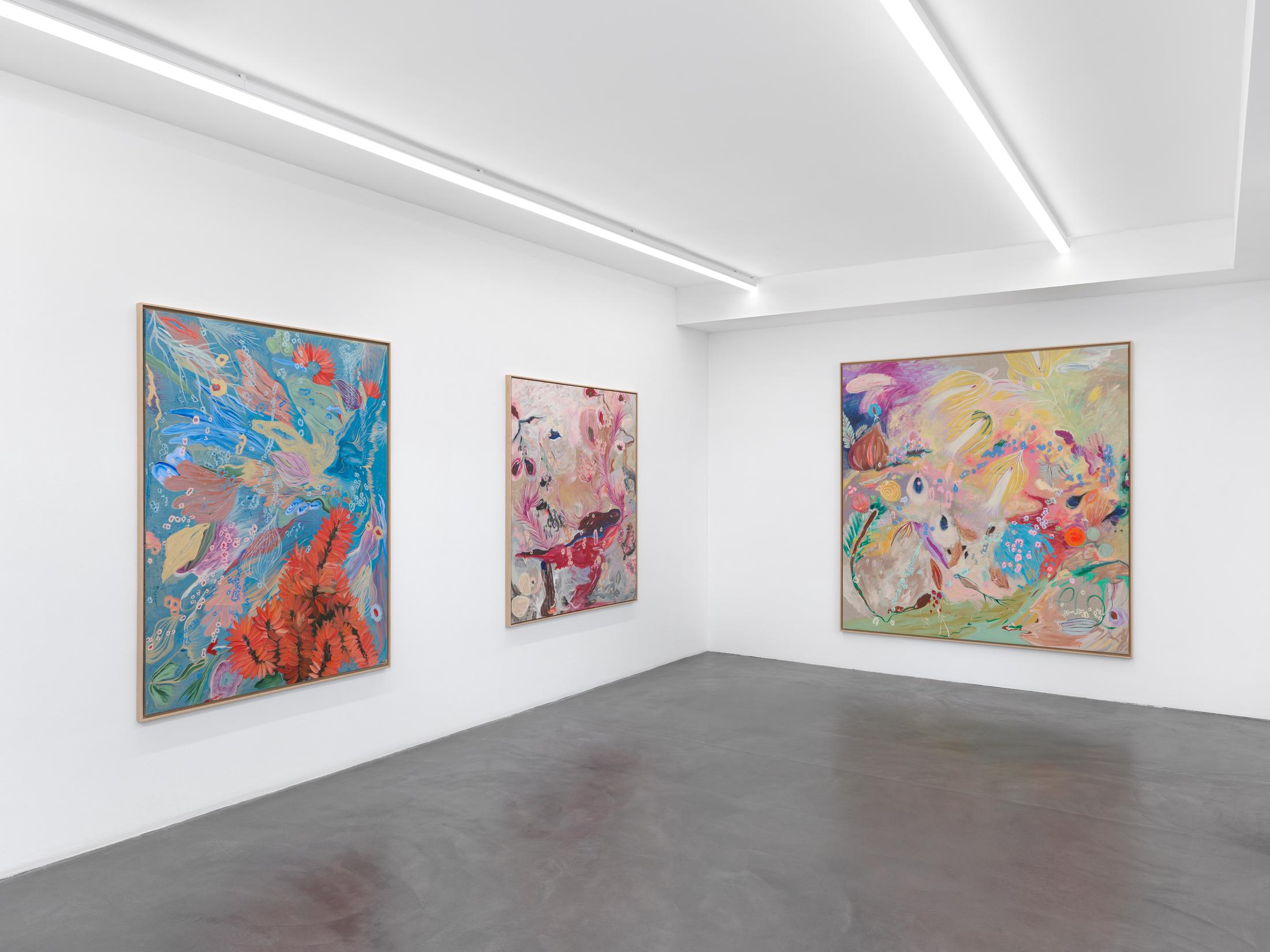 Exhibition View Solo Show Ileana Magoda «Angels of Power, Angels of Beauty» at Bernheim Gallery, Zurich, 2024 / Photo: Annik Wetter / Courtesy: the artist and Bernheim Zürich/London