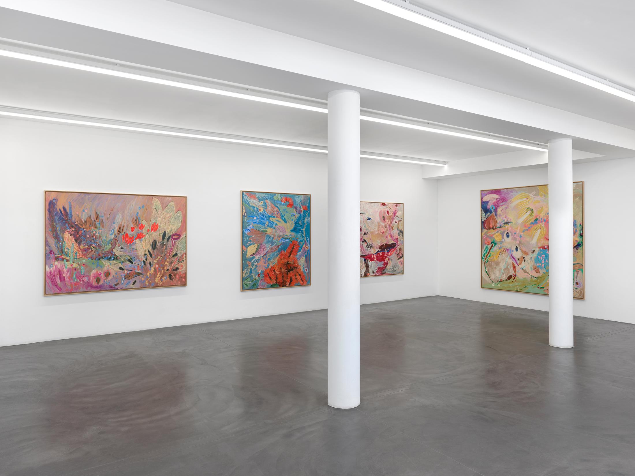 Exhibition View Solo Show Ileana Magoda «Angels of Power, Angels of Beauty» at Bernheim Gallery, Zurich, 2024 / Photo: Annik Wetter / Courtesy: the artist and Bernheim Zürich/London