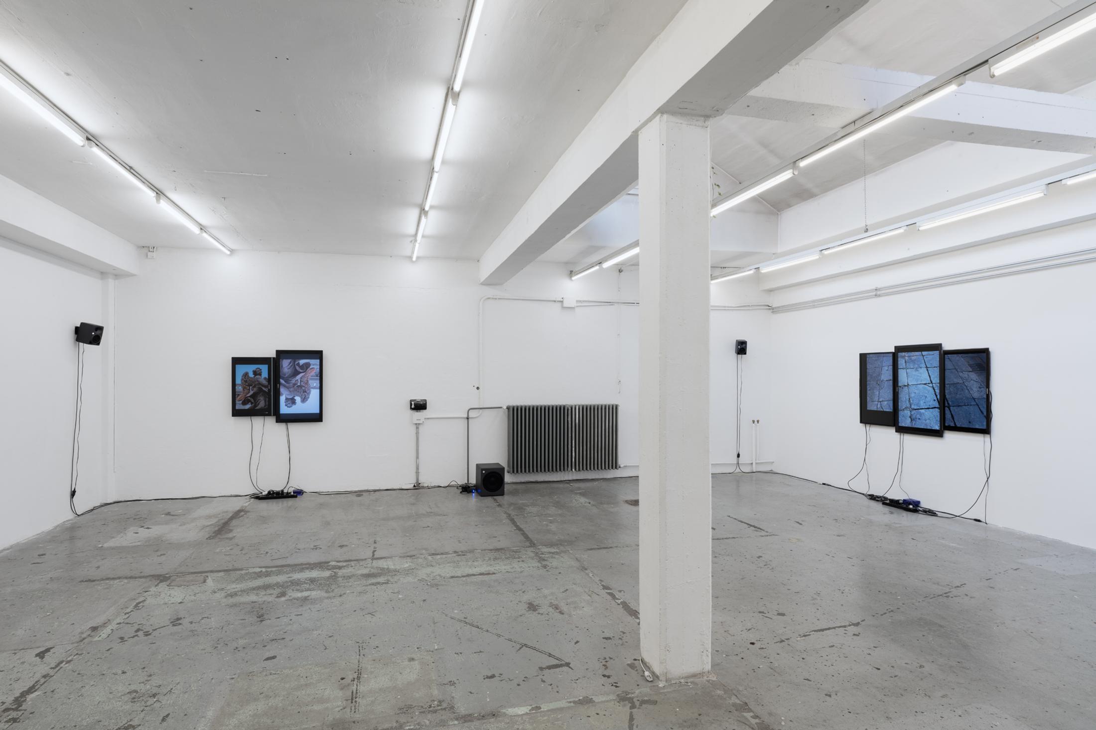 Exhibition View Duo Show «Image Volume» at Toxi, Zurich, 2024 / Photo: Thomas Julier / Courtesy: the artists and Toxi Space