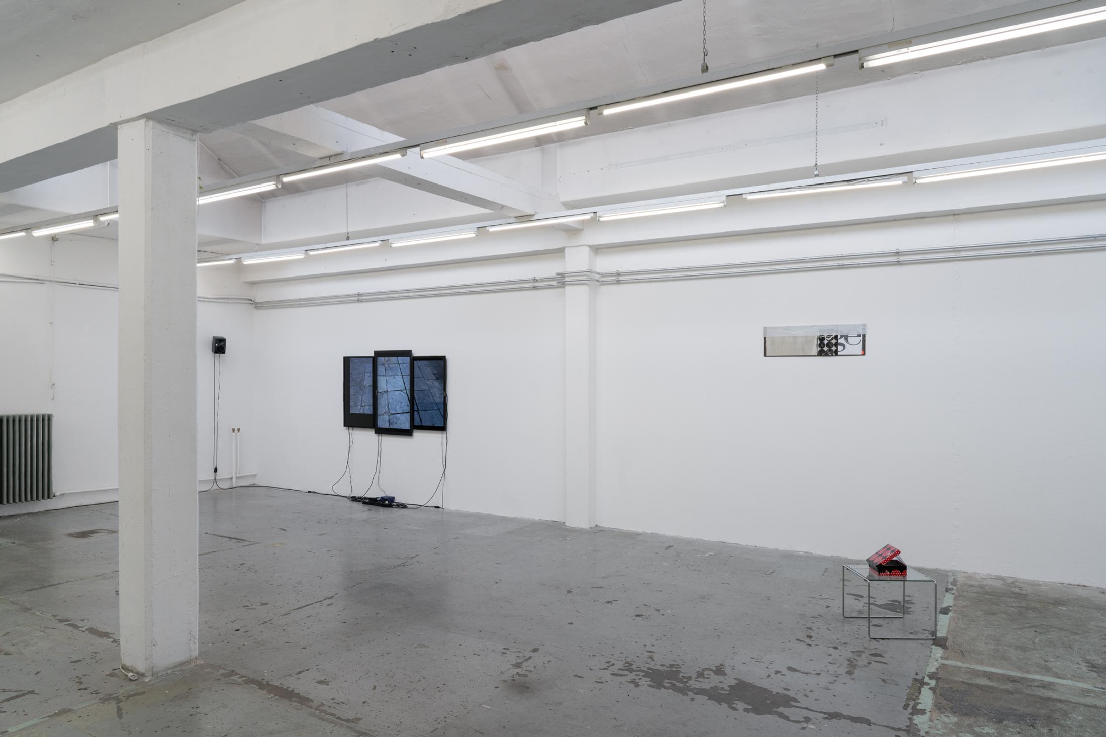 Exhibition View Duo Show «Image Volume» at Toxi, Zurich, 2024 / Photo: Thomas Julier / Courtesy: the artists and Toxi Space