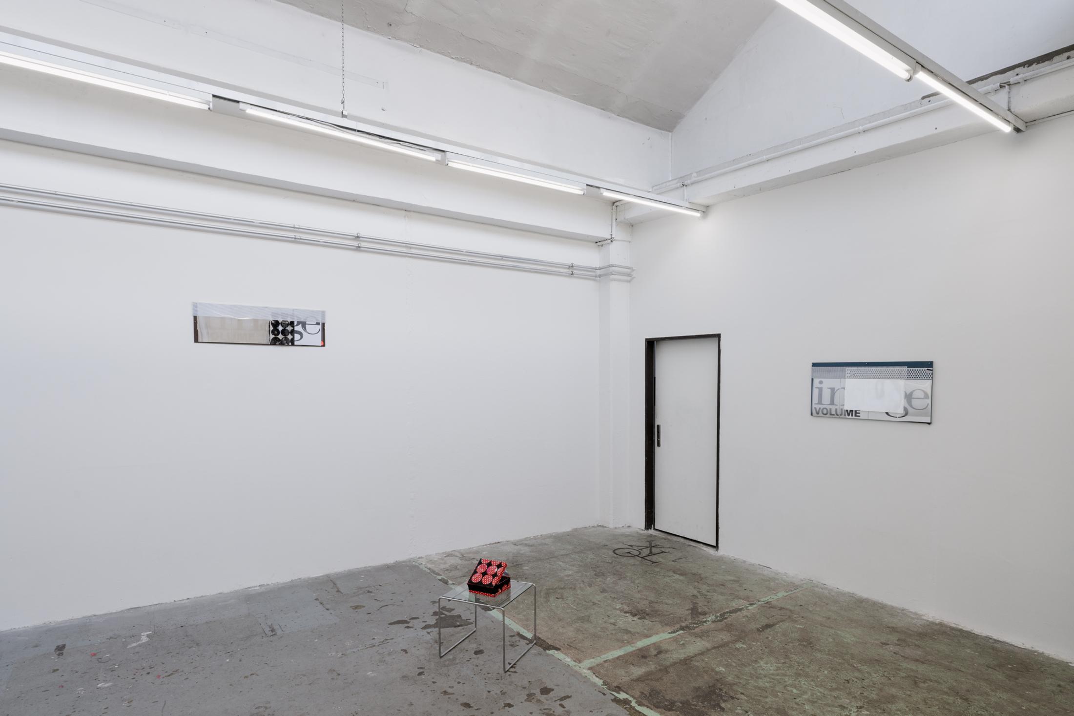 Exhibition View Duo Show «Image Volume» at Toxi, Zurich, 2024 / Photo: Thomas Julier / Courtesy: the artists and Toxi Space