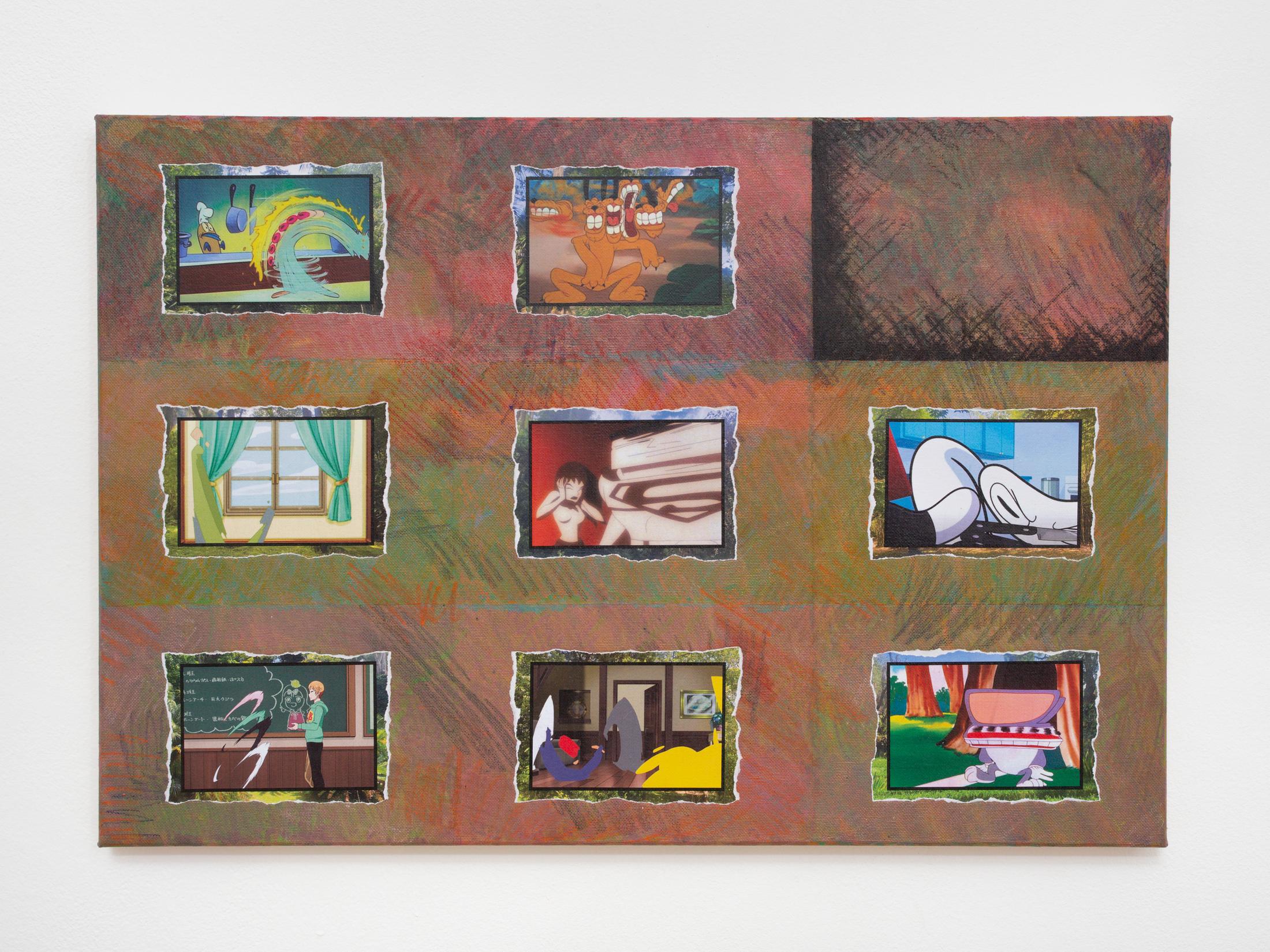 Exhibition View Group Show «it's not me it's you; view on Chris Kauffmann, Smear frame compilation 1, 2024» at Sentiment, Zurich, 2024 / Photo: Philipp Rupp & Julien Gremaud / Courtesy: The artists and Sentiment