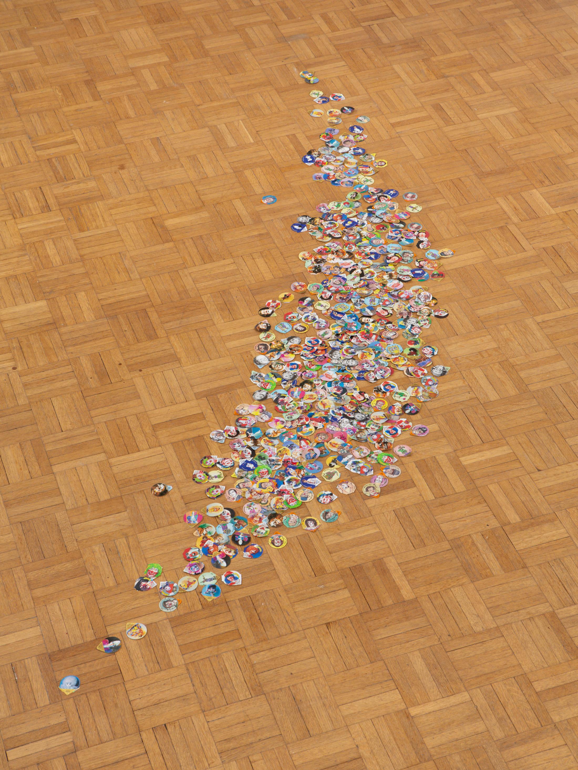 Exhibition View Group Show «it's not me it's you; view on Sveta Mordovskaya, Untitled (Clown), 2019» at Sentiment, Zurich, 2024 / Photo: Philipp Rupp & Julien Gremaud / Courtesy: The artists and Sentiment