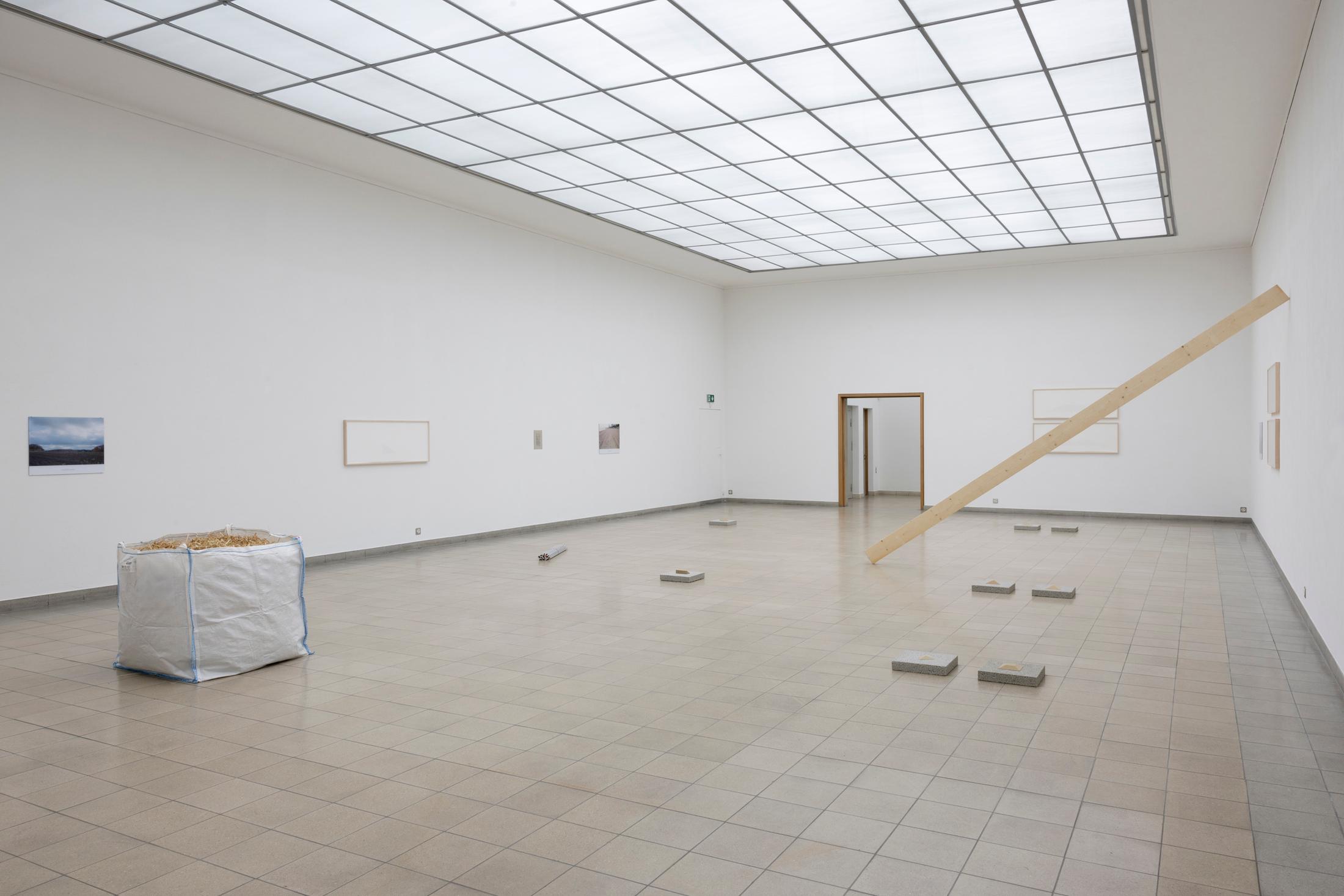 Exhibition View Solo Show Jay Chung & Q Takeki Maeda «GNOMONS 髀» at Kunsthaus Glarus, Glarus, 2024 / Photo: Gina Folly / Courtesy: the artists and Kunsthaus Glarus