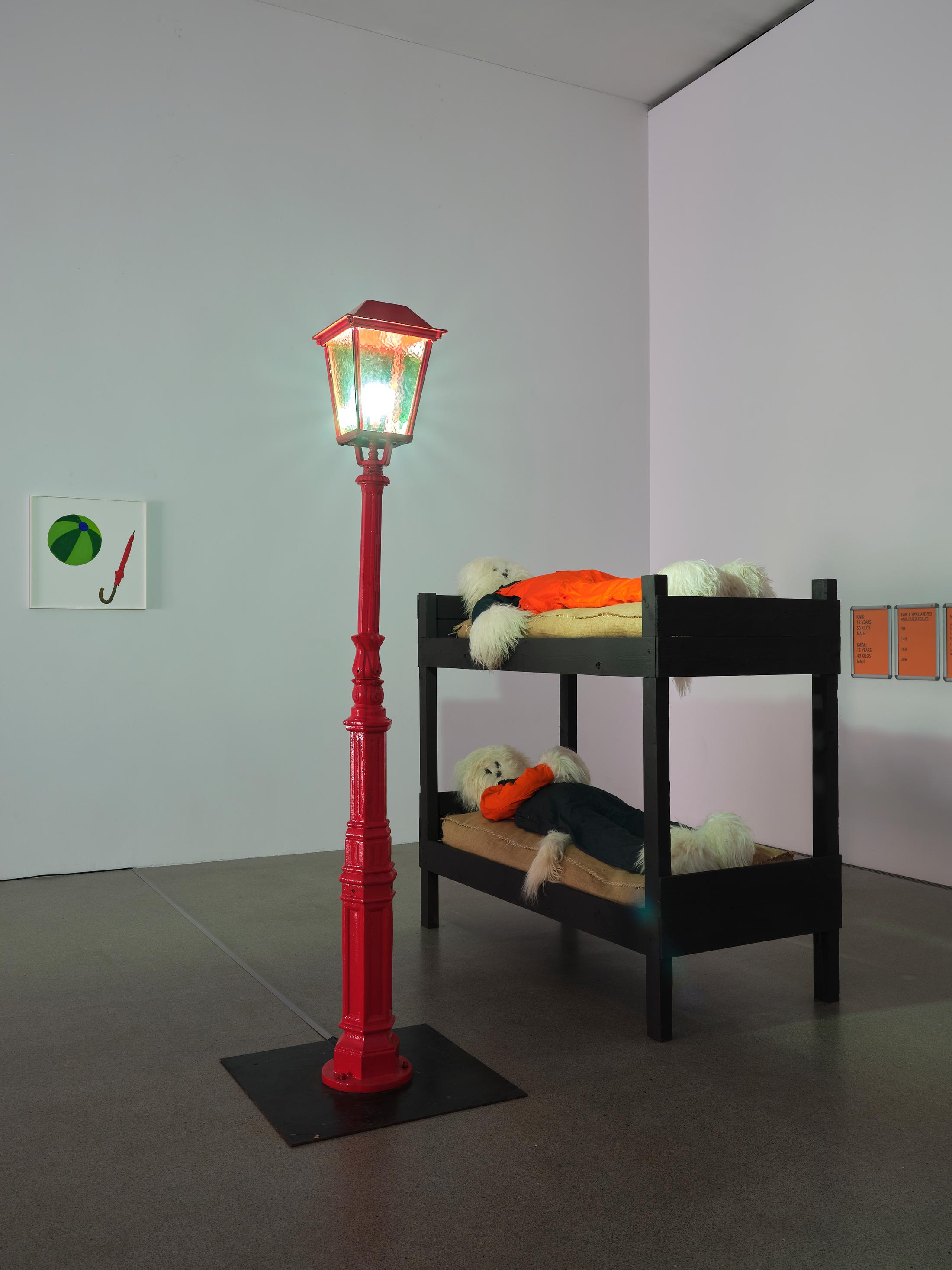 Exhibition View Duo Show Jos De Gruyter & Harald Thys «Impressions de Biel» at Kunsthaus Biel / Centre d'Art Bienne, Biel/Bienne, 2024 / Photo: Lea Kunz / Courtesy: the artists and Kunsthaus Biel