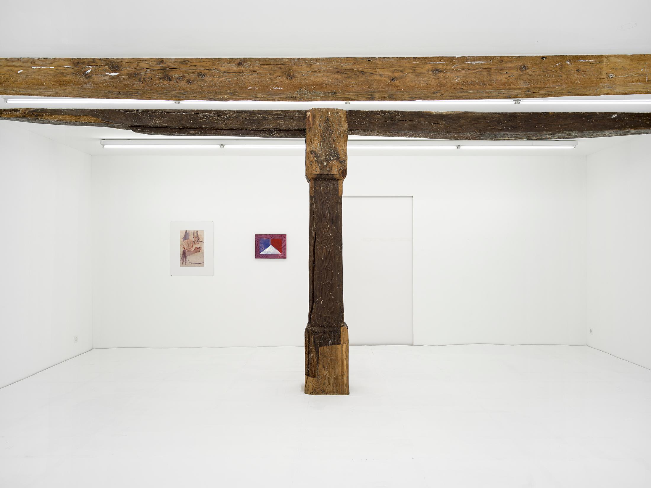 Exhibition View Julia Dubsky Solo Show «.A» at Kirchgasse Gallery, Steckborn, 2023-2024 / Photo: Cedric Mussano / Courtesy: the artist and Kirchgasse Gallery