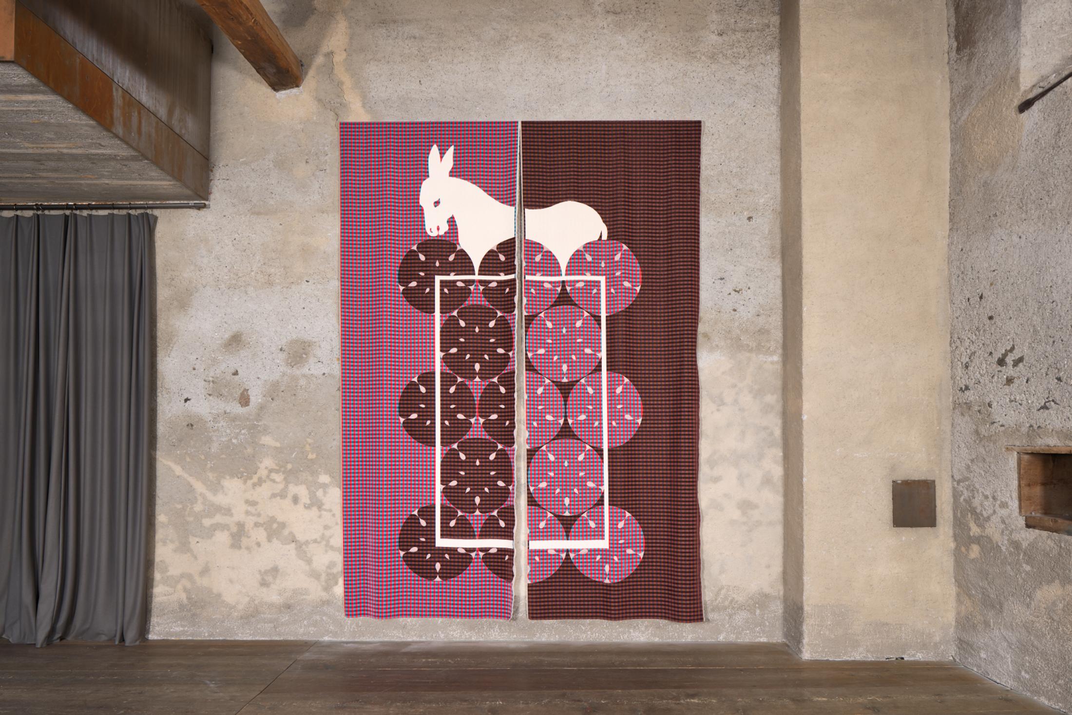 Exhibition View Solo Show Kasper Bosmans «The Flower Makes You Different» at Galerie Tschudi, Zuoz, 2024 / Photo: Ralph Feiner / Courtesy: the artist and Galerie Tschudi