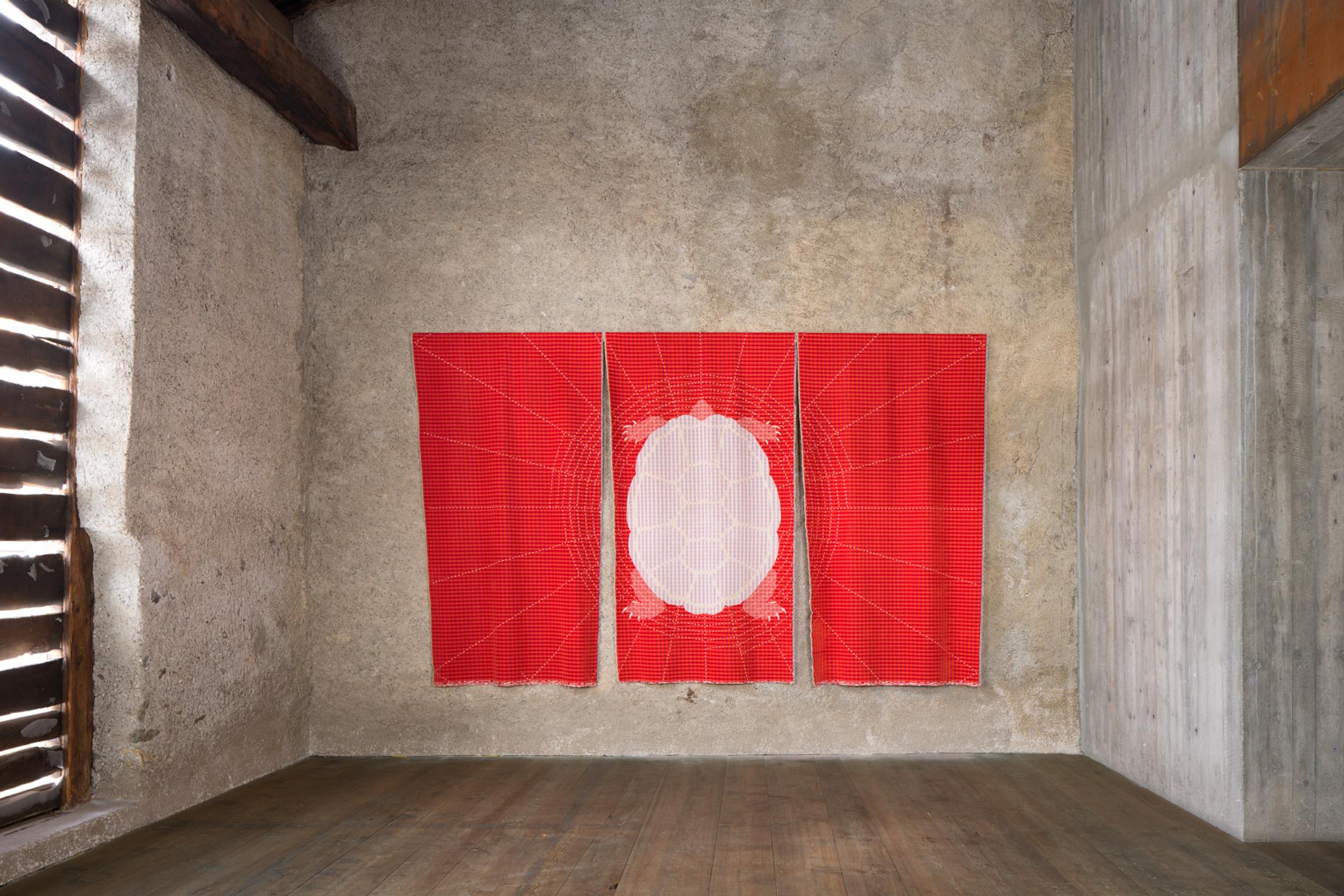 Exhibition View Solo Show Kasper Bosmans «The Flower Makes You Different» at Galerie Tschudi, Zuoz, 2024 / Photo: Ralph Feiner / Courtesy: the artist and Galerie Tschudi