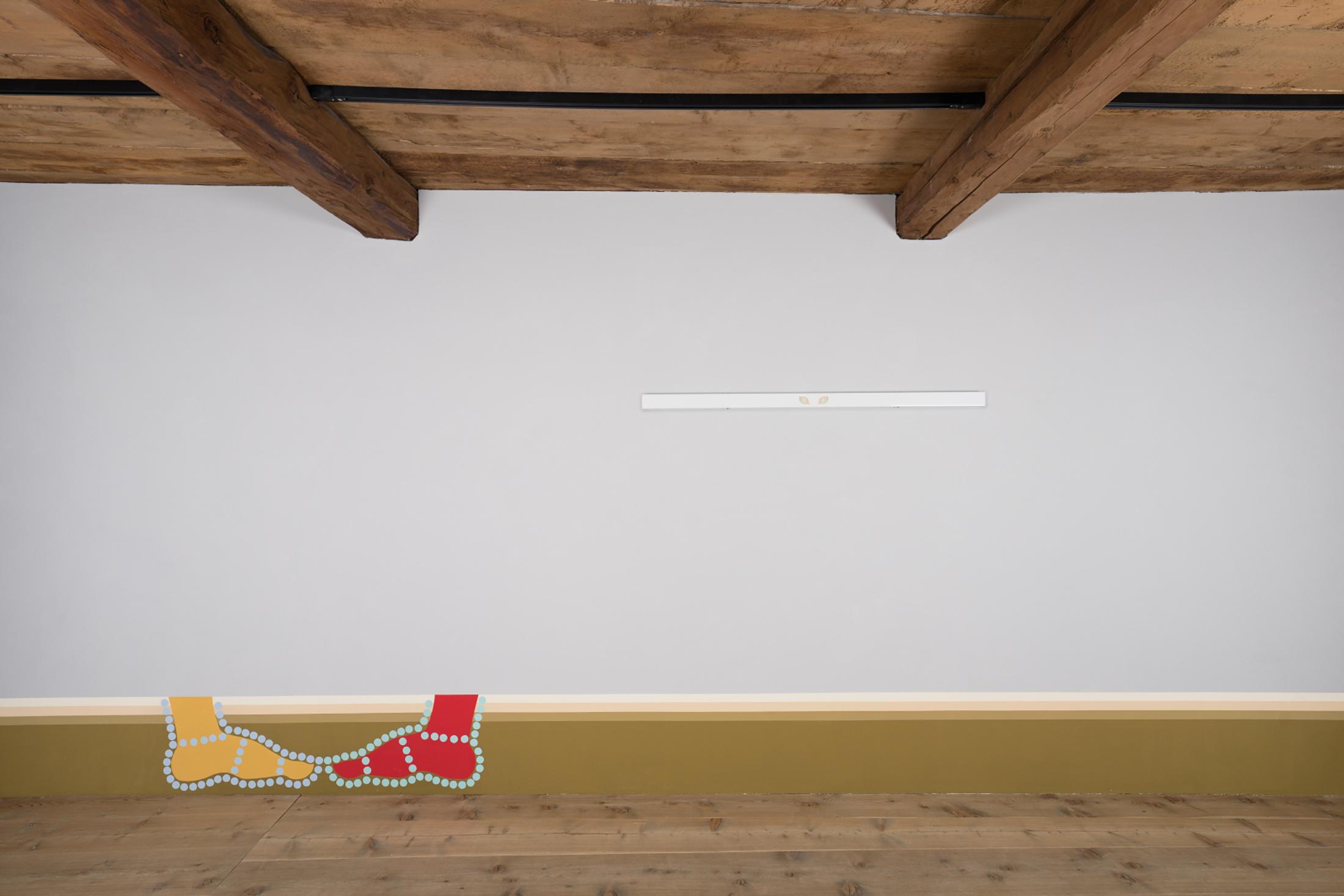 Exhibition View Solo Show Kasper Bosmans «The Flower Makes You Different» at Galerie Tschudi, Zuoz, 2024 / Photo: Ralph Feiner / Courtesy: the artist and Galerie Tschudi