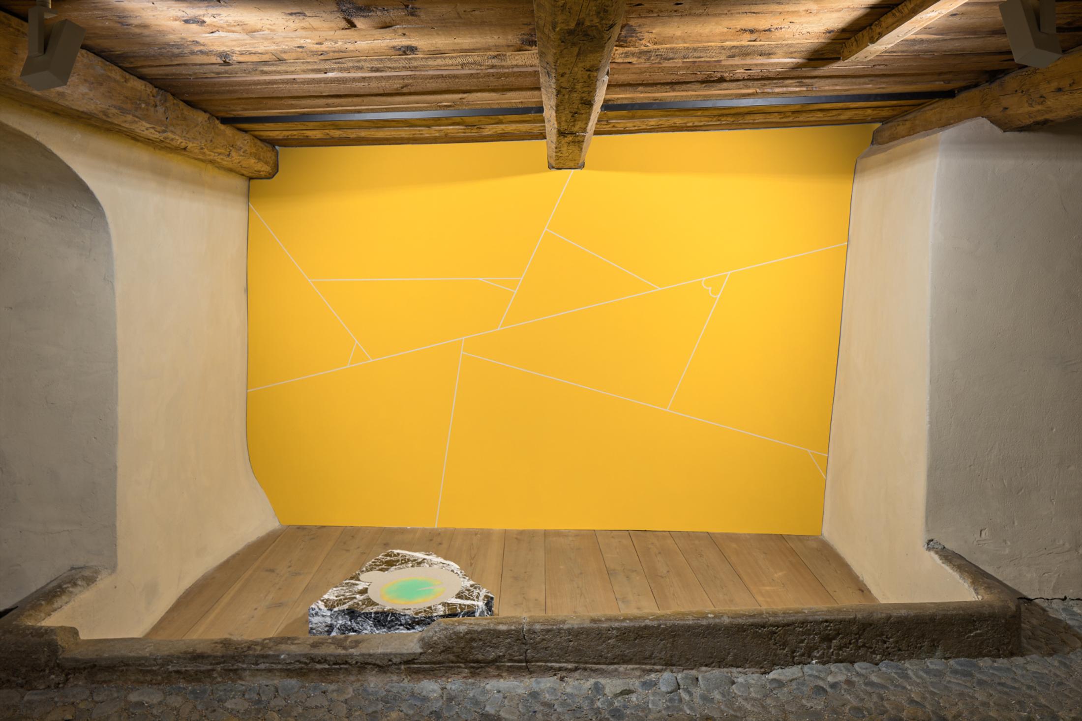 Exhibition View Solo Show Kasper Bosmans «The Flower Makes You Different» at Galerie Tschudi, Zuoz, 2024 / Photo: Ralph Feiner / Courtesy: the artist and Galerie Tschudi