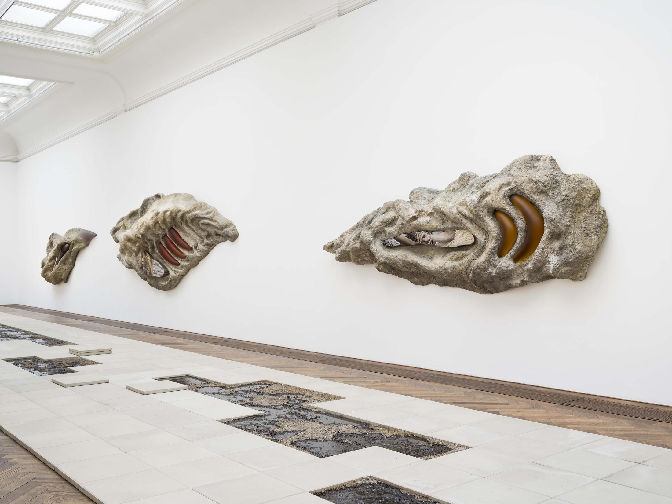 Exhibition View Solo Show Klára Hosnedlová «GROWTH» at Kunsthalle Basel, Basel, 2024 / Photo: Zdeněk Porcal - Studio Flusser / Courtesy: The artist and Kunsthalle Basel