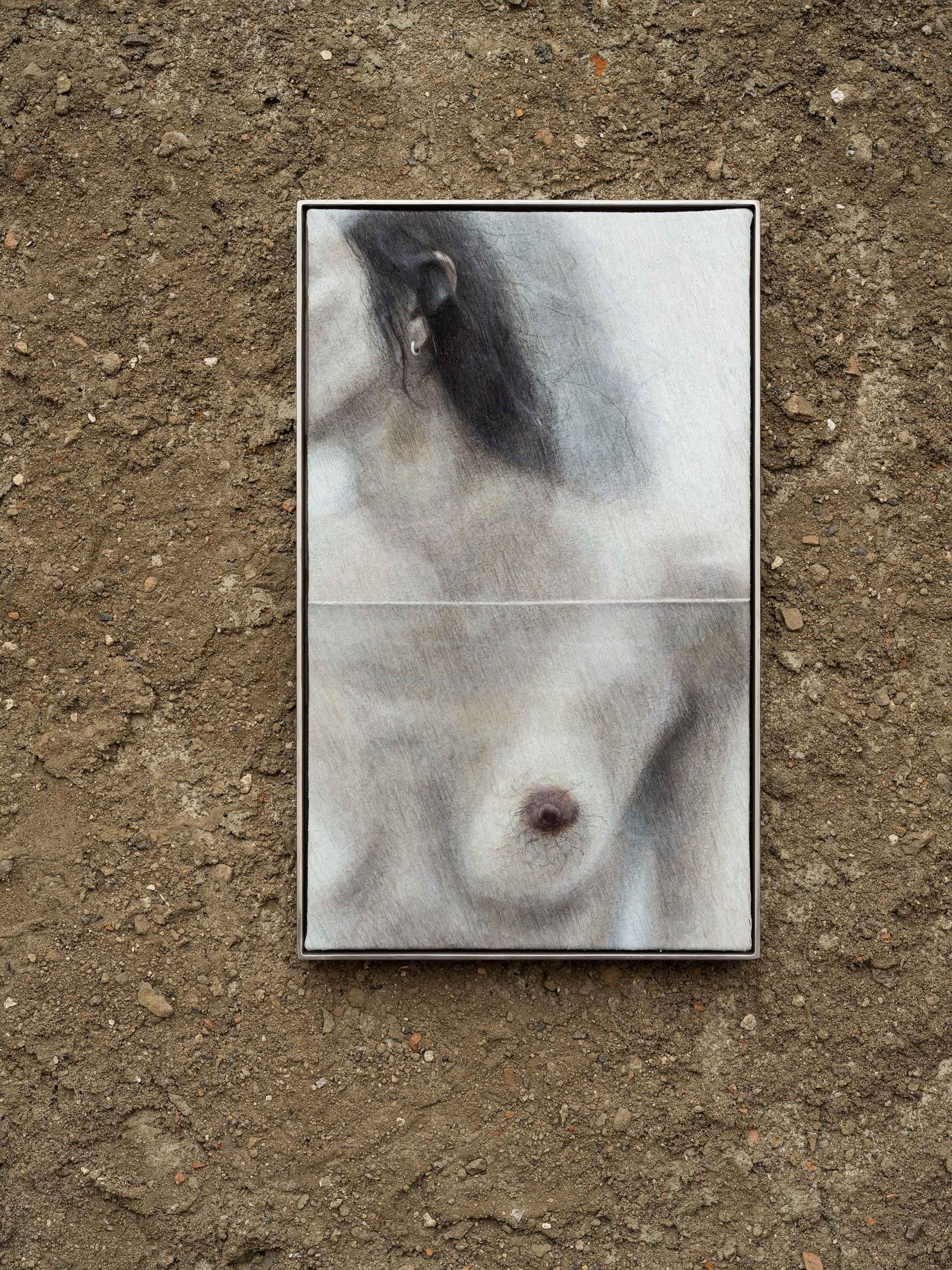 Exhibition View Solo Show Klára Hosnedlová «GROWTH; view on Klára Hosnedlová, Untitled (from the series To Infinity), 2023» at Kunsthalle Basel, Basel, 2024 / Photo: Zdeněk Porcal - Studio Flusser / Courtesy: The artist and Kunsthalle Basel