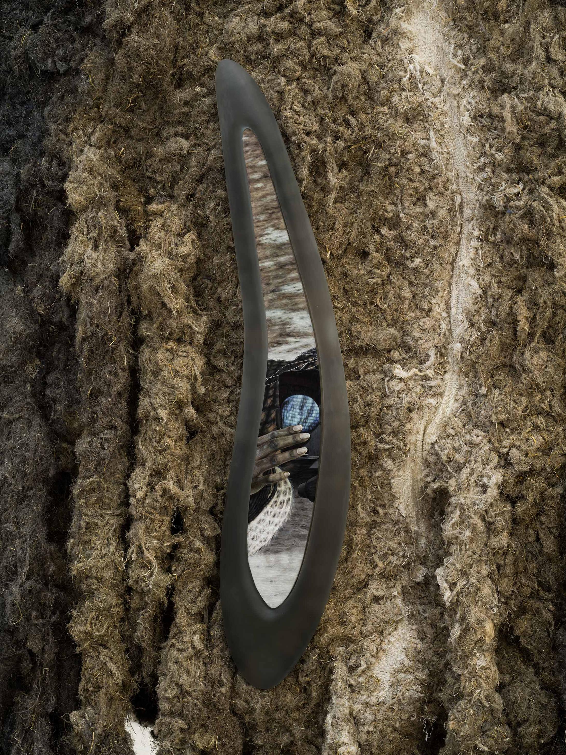 Exhibition View Solo Show Klára Hosnedlová «GROWTH; view on Klára Hosnedlová, Untitled (from the series Growth), 2024» at Kunsthalle Basel, Basel, 2024 / Photo: Zdeněk Porcal - Studio Flusser / Courtesy: The artist and Kunsthalle Basel