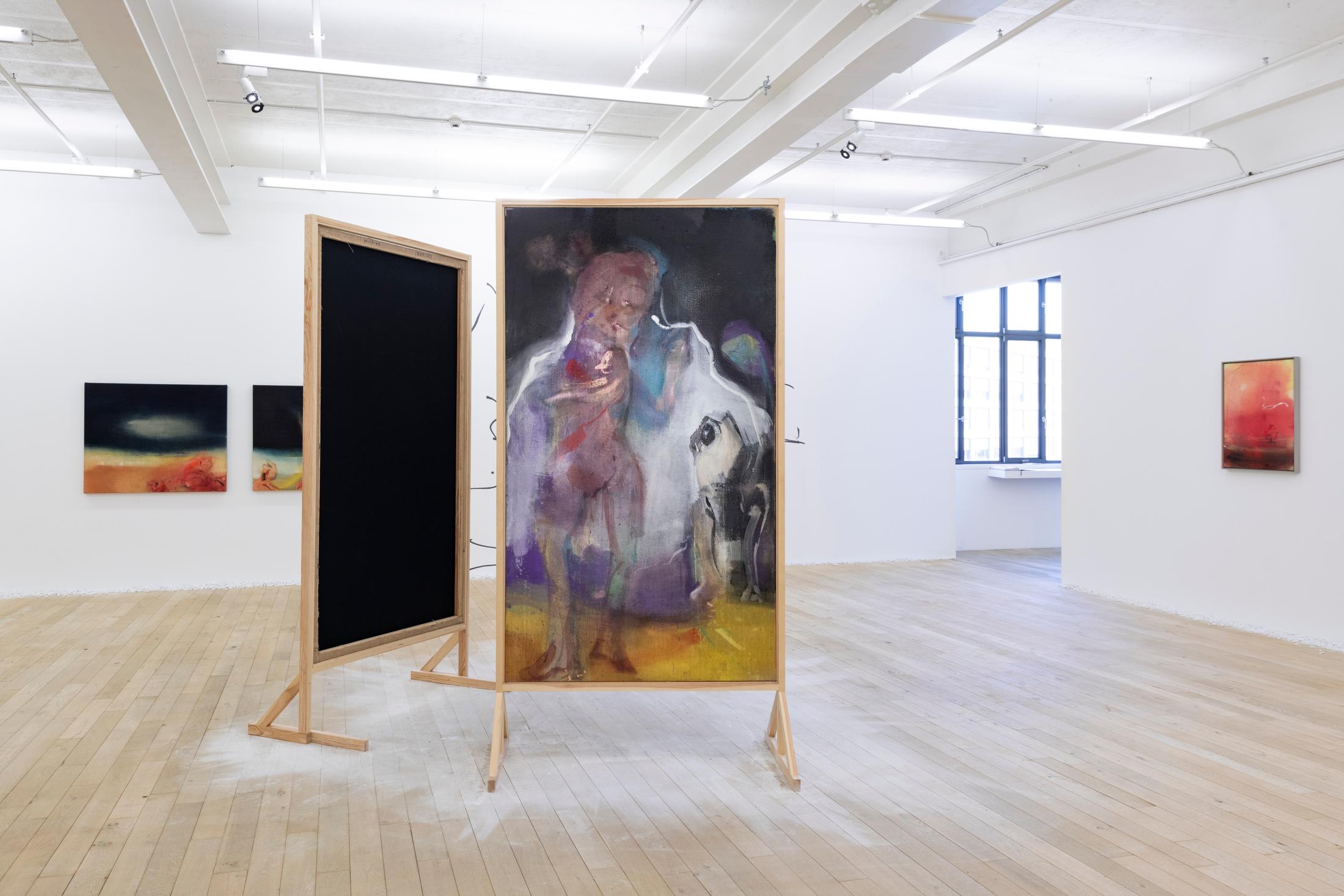 Exhibition View Solo Show Leiko Ikemura «Cosmic Mom» at Galerie Peter Kilchmann, Zurich, 2024 / Photo: Sebastian Schaub / Courtesy: The artist and Studio Leiko Ikemura