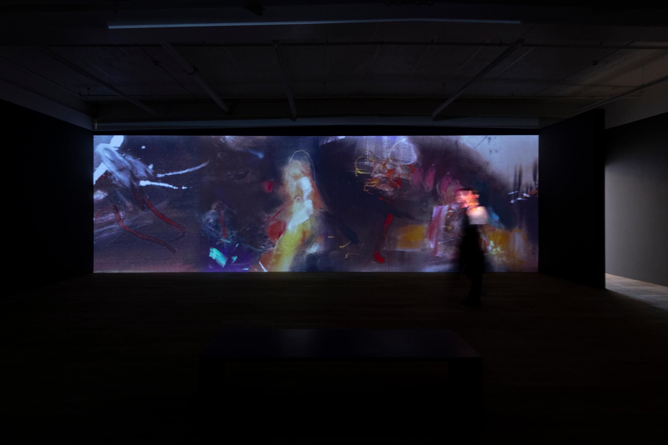 Exhibition View Solo Show Leiko Ikemura «Cosmic Mom» at Galerie Peter Kilchmann, Zurich, 2024 / Photo: Sebastian Schaub / Courtesy: The artist and Studio Leiko Ikemura