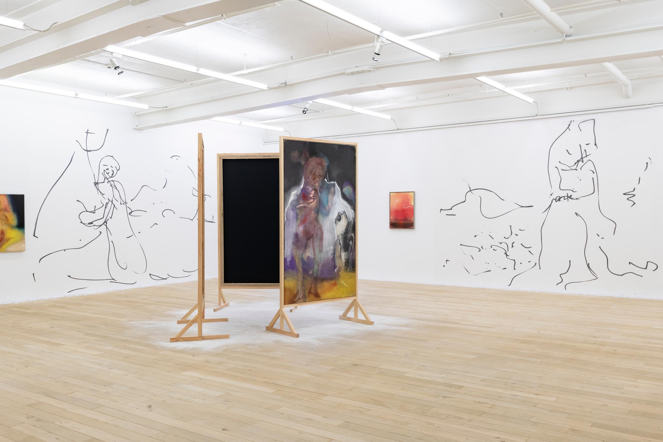 Exhibition View Solo Show Leiko Ikemura «Cosmic Mom» at Galerie Peter Kilchmann, Zurich, 2024 / Photo: Sebastian Schaub / Courtesy: The artist and Studio Leiko Ikemura