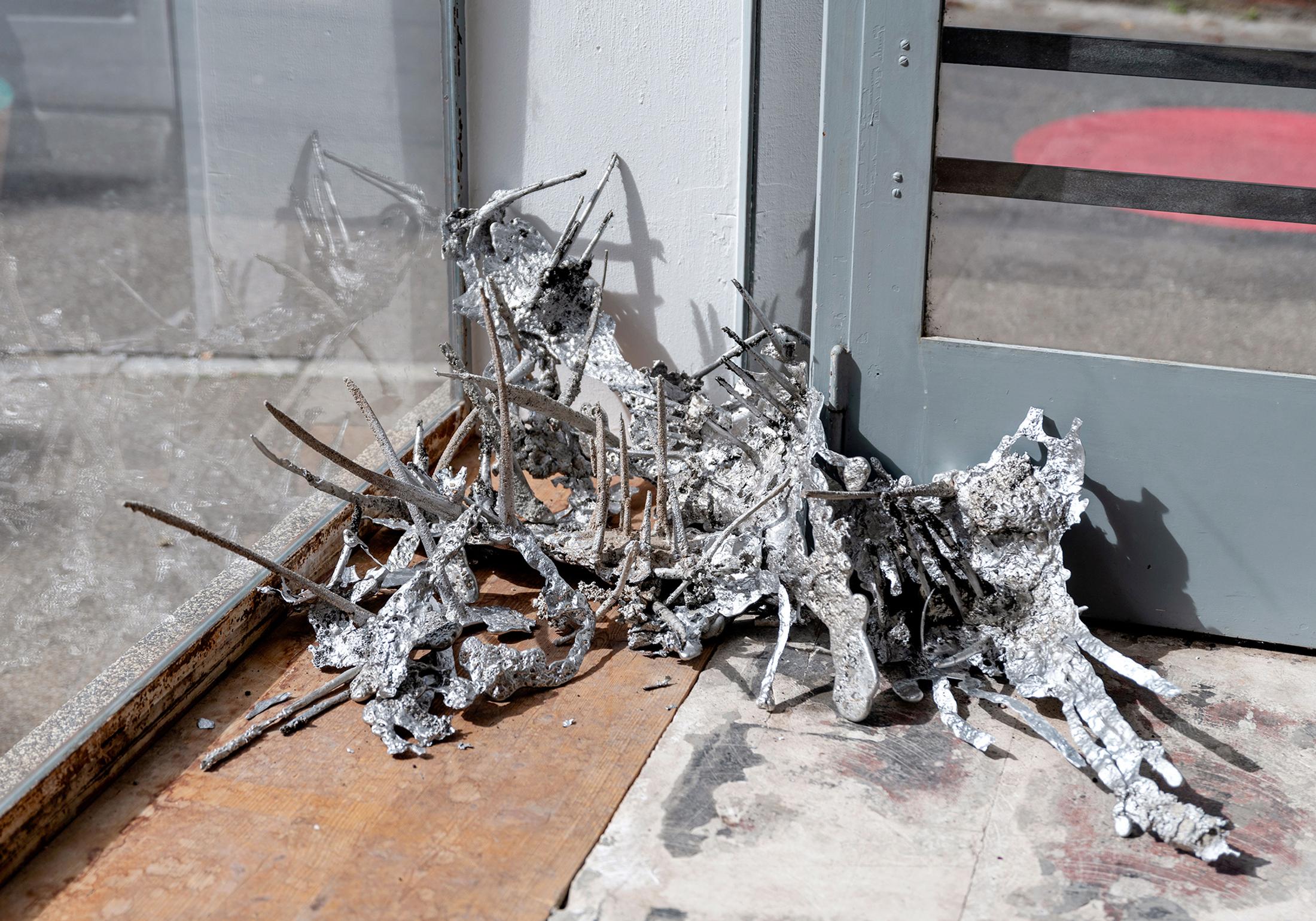 Exhibition View Solo Show Lorenzo Lunghi «Temporale» at Bacio Collective, Berne, 2024 / Photo: Bacio Collective / Courtesy: The artist and Bacio Collective