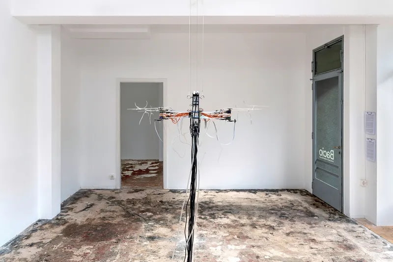 Exhibition View Solo Show Lorenzo Lunghi «Temporale» at Bacio Collective, Berne, 2024 / Photo: Bacio Collective / Courtesy: The artist and Bacio Collective