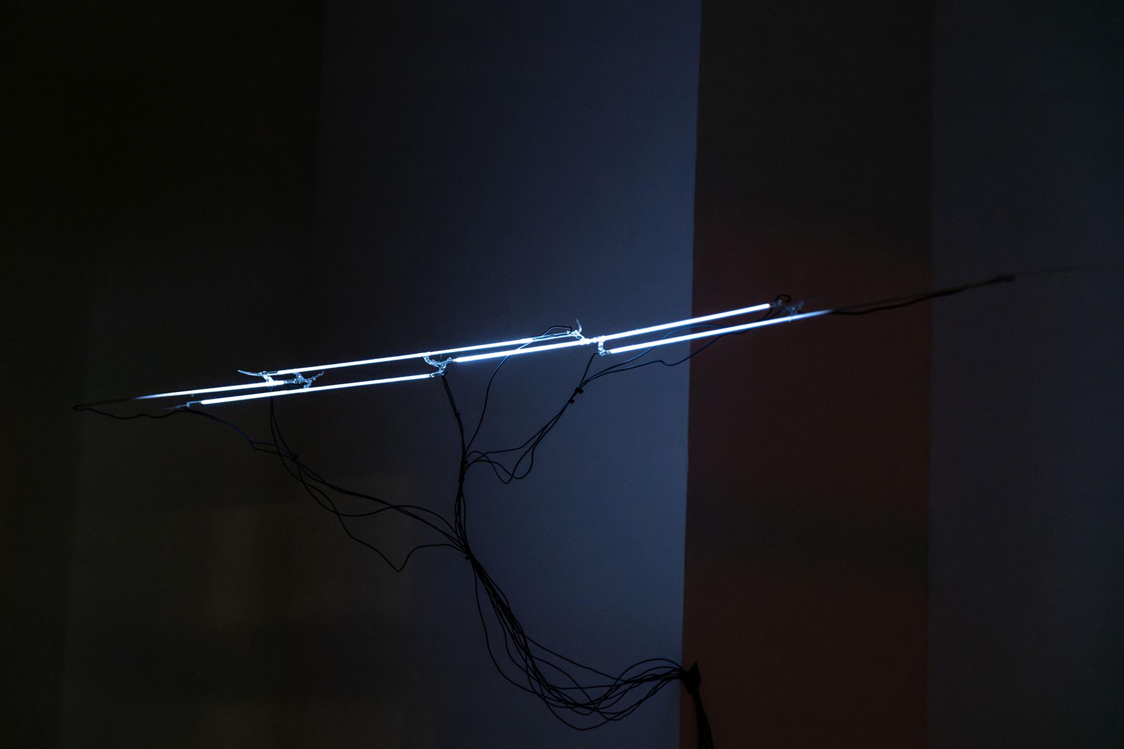 Exhibition View Solo Show Lorenzo Lunghi «Temporale» at Bacio Collective, Berne, 2024 / Photo: Bacio Collective / Courtesy: The artist and Bacio Collective