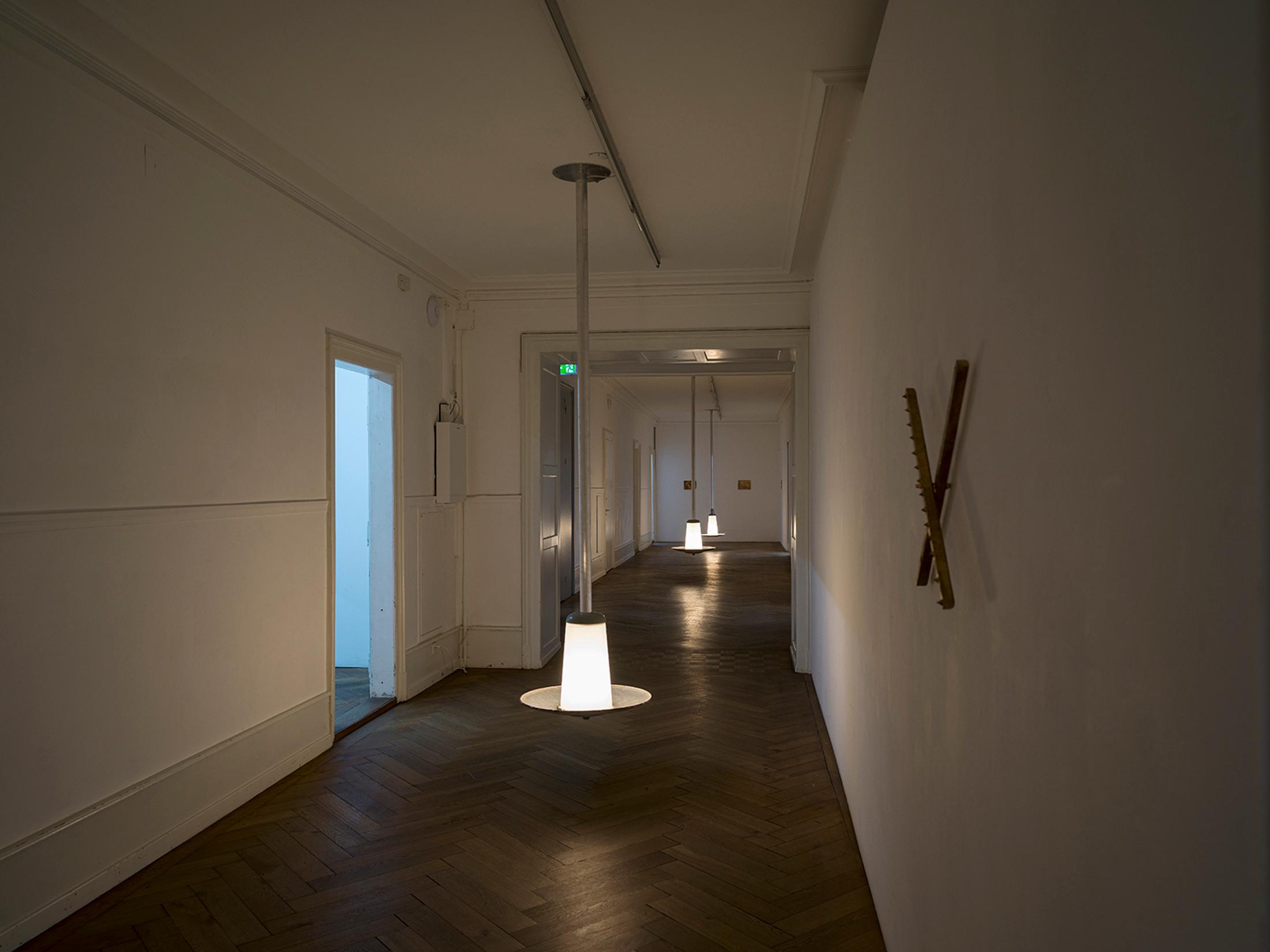 Exhibition View Solo Show Lou Masduraud «What Cracks?» at Kunsthaus Langenthal, Langenthal, 2024 / Photo: Cedric Mussano / Courtesy: The artist and Kunsthaus Langenthal