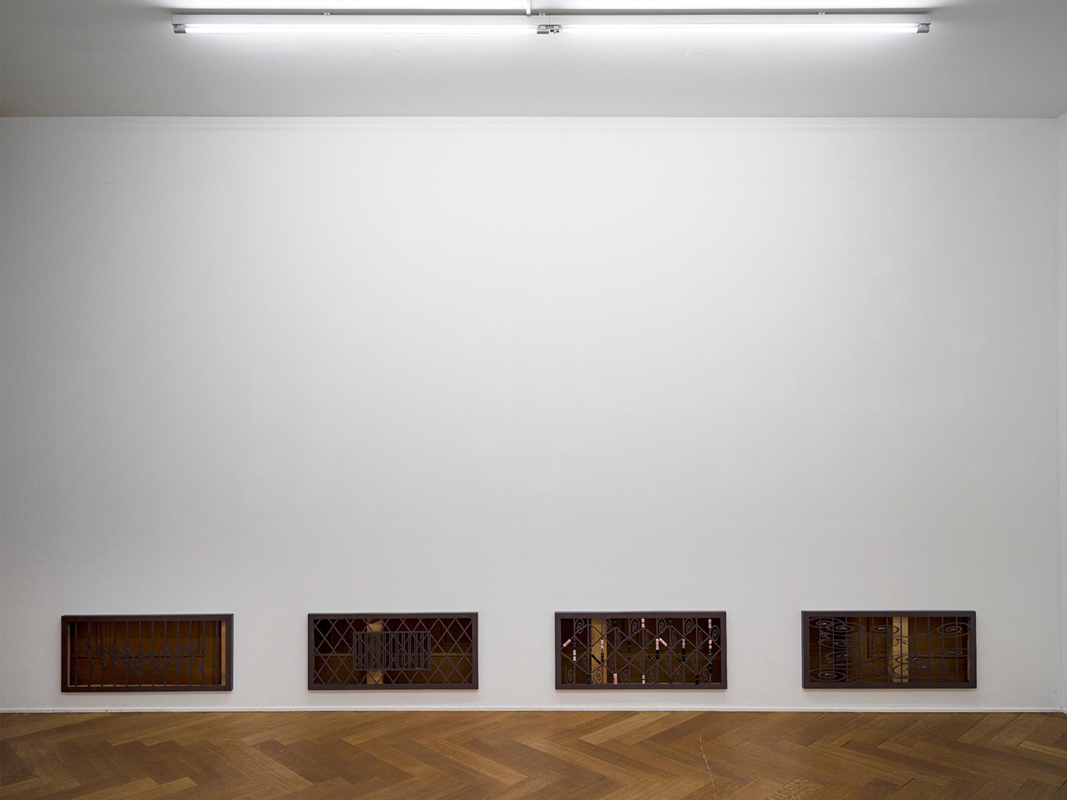 Exhibition View Solo Show Lou Masduraud «What Cracks?» at Kunsthaus Langenthal, Langenthal, 2024 / Photo: Cedric Mussano / Courtesy: The artist and Kunsthaus Langenthal