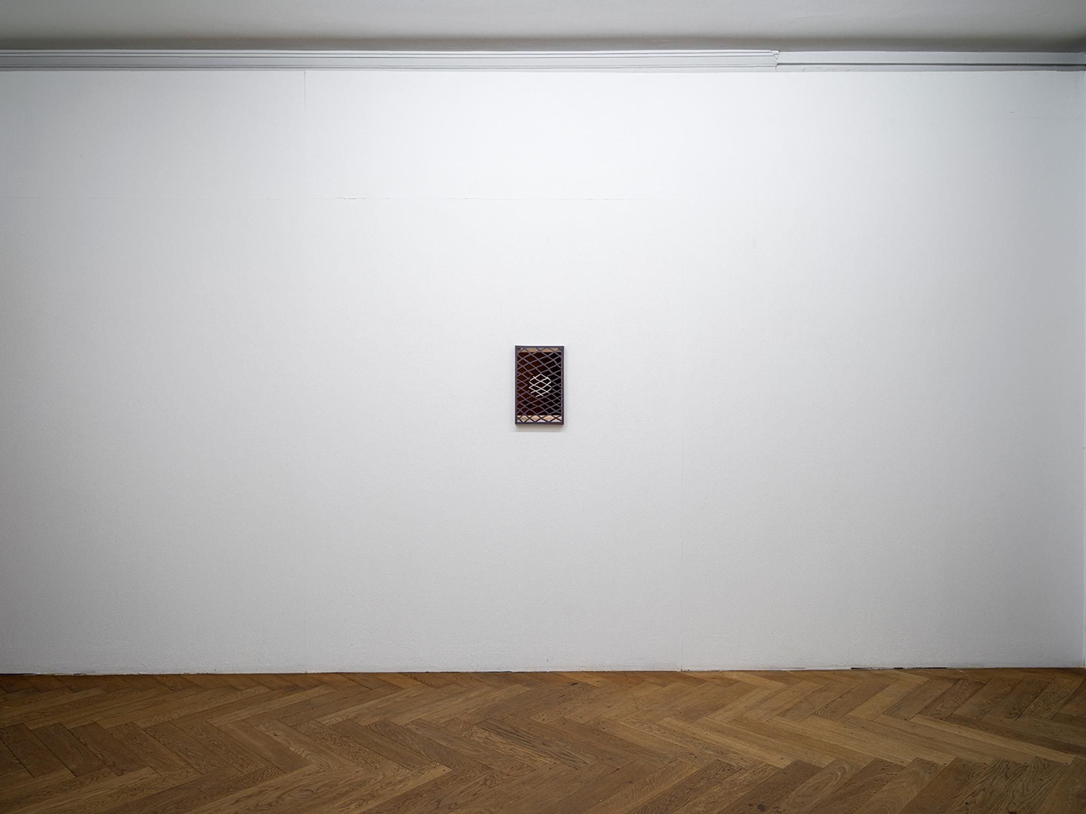 Exhibition View Solo Show Lou Masduraud «What Cracks?; view on Lou Masduraud, Escape Plan (Pierced), 2023» at Kunsthaus Langenthal, Langenthal, 2024 / Photo: Cedric Mussano / Courtesy: The artist and Kunsthaus Langenthal