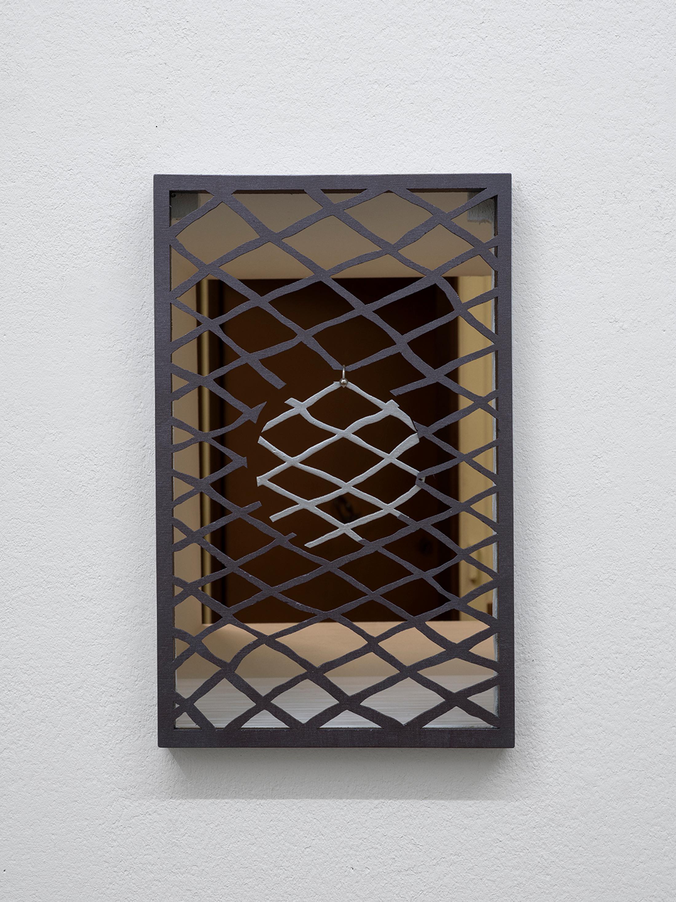 Exhibition View Solo Show Lou Masduraud «What Cracks?; view on Lou Masduraud, Escape Plan (Pierced), 2023» at Kunsthaus Langenthal, Langenthal, 2024 / Photo: Cedric Mussano / Courtesy: The artist and Kunsthaus Langenthal