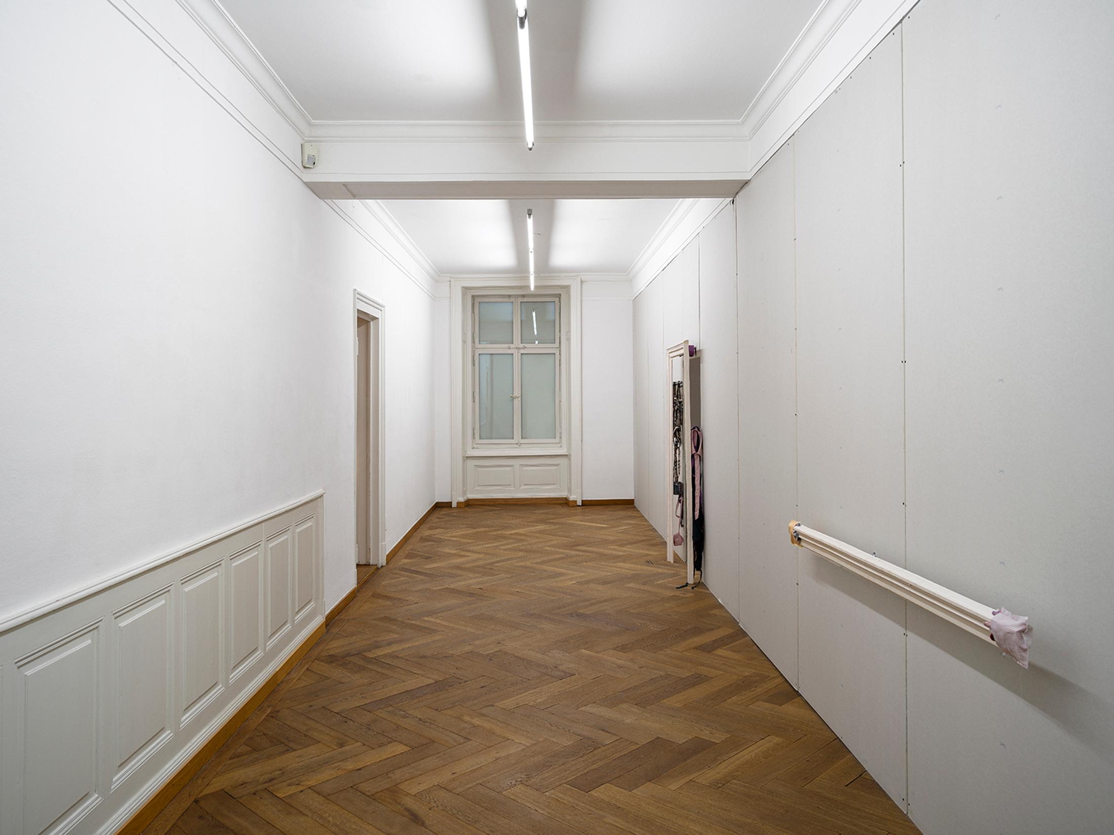 Exhibition View Solo Show Lou Masduraud «What Cracks?» at Kunsthaus Langenthal, Langenthal, 2024 / Photo: Cedric Mussano / Courtesy: The artist and Kunsthaus Langenthal