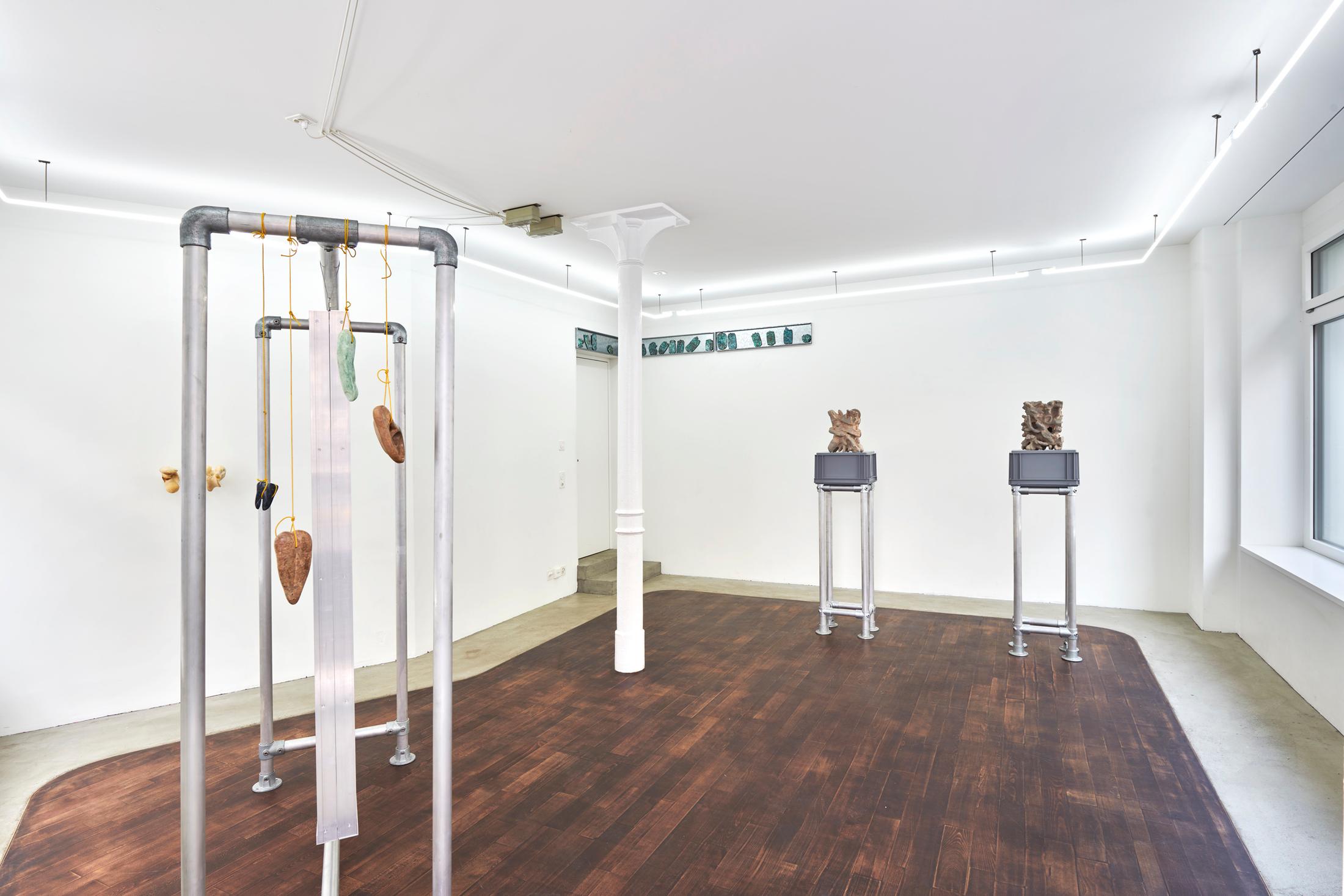 Exhibition View Solo Show Lucas Herzig «Long-Term Oriented» at Kulturfolger, Zurich, 2024 / Photo: Anna Maysuk / Courtesy: The artist and Kulturfolger