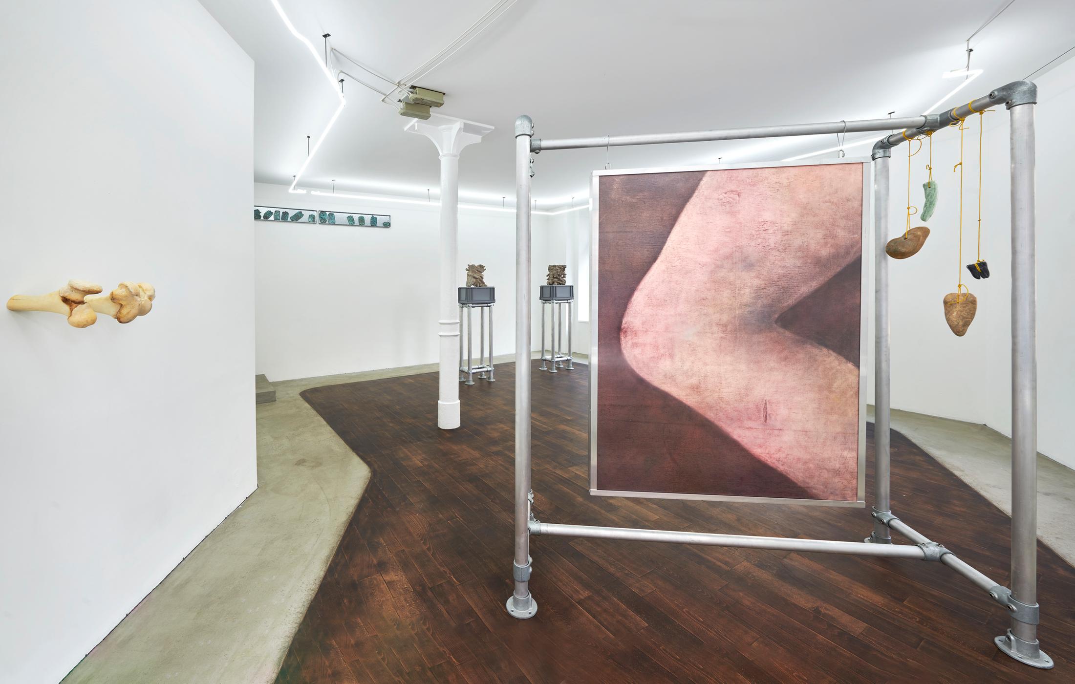 Exhibition View Solo Show Lucas Herzig «Long-Term Oriented» at Kulturfolger, Zurich, 2024 / Photo: Anna Maysuk / Courtesy: The artist and Kulturfolger