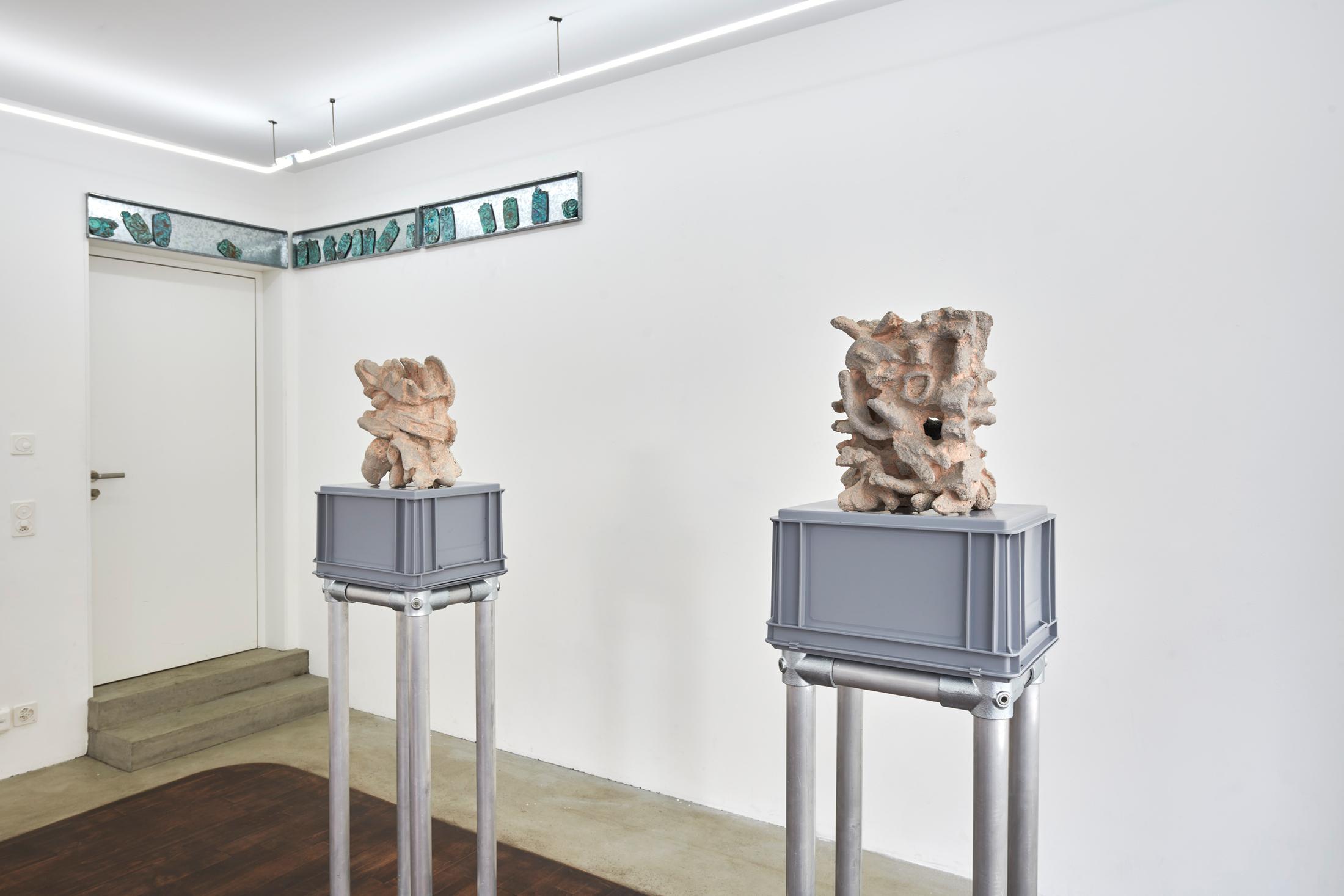 Exhibition View Solo Show Lucas Herzig «Long-Term Oriented» at Kulturfolger, Zurich, 2024 / Photo: Anna Maysuk / Courtesy: The artist and Kulturfolger