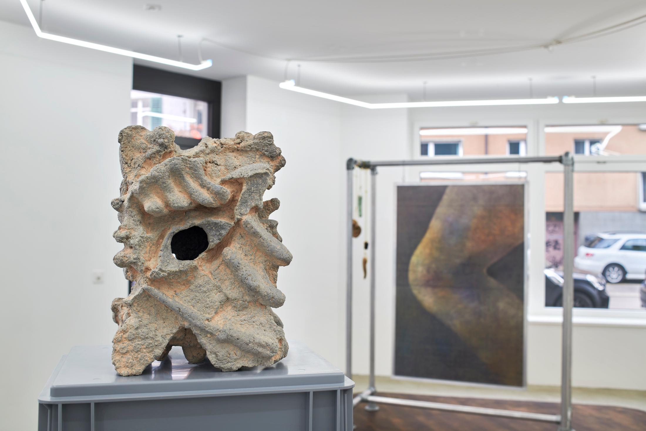 Exhibition View Solo Show Lucas Herzig «Long-Term Oriented» at Kulturfolger, Zurich, 2024 / Photo: Anna Maysuk / Courtesy: The artist and Kulturfolger