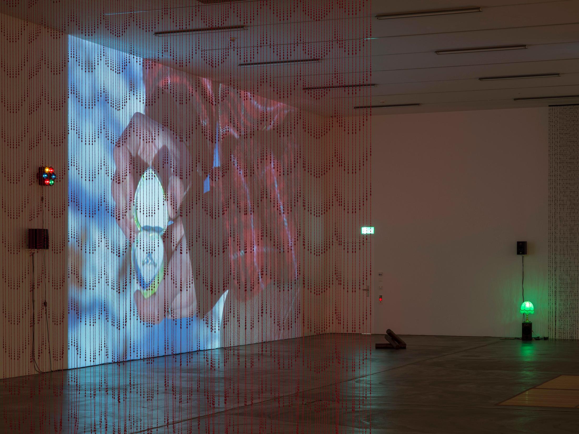 Exhibition View Solo Show Maggie Lee «Magazine» at Kunsthalle Zürich, Zurich, 2024 / Photo: Cedric Mussano / Courtesy: The artist and Kunsthalle Zürich