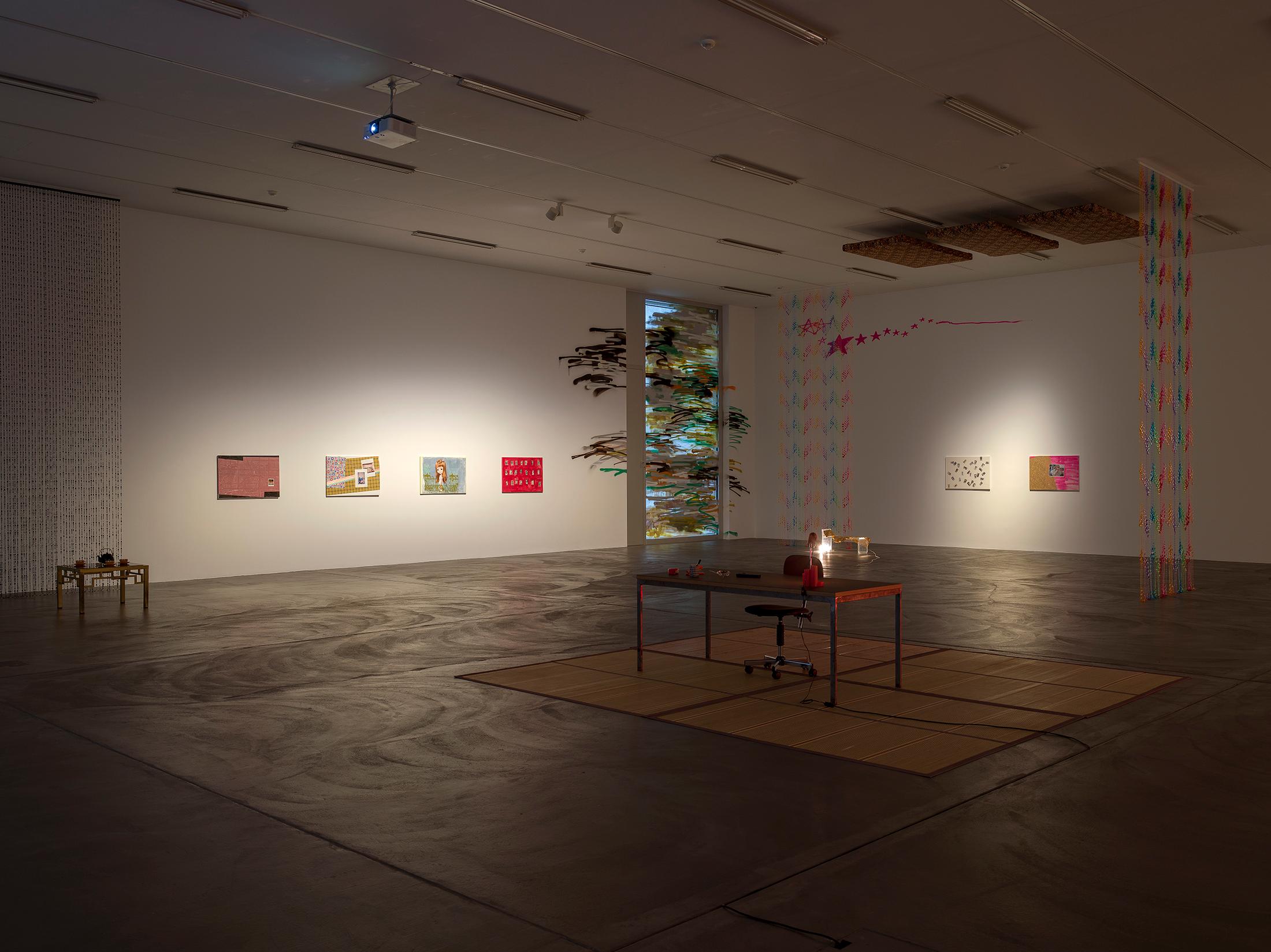 Exhibition View Solo Show Maggie Lee «Magazine» at Kunsthalle Zürich, Zurich, 2024 / Photo: Cedric Mussano / Courtesy: The artist and Kunsthalle Zürich