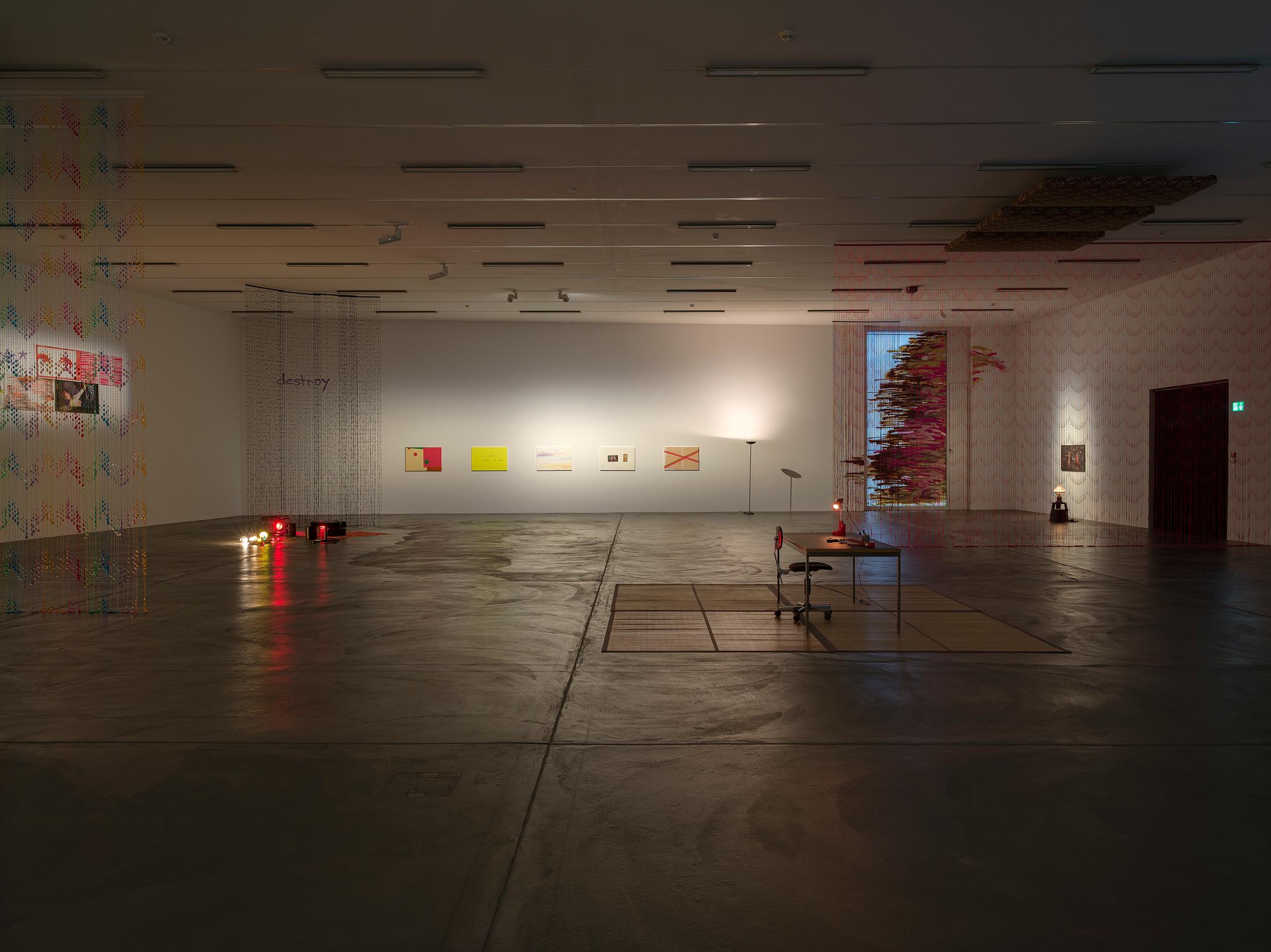 Exhibition View Solo Show Maggie Lee «Magazine» at Kunsthalle Zürich, Zurich, 2024 / Photo: Cedric Mussano / Courtesy: The artist and Kunsthalle Zürich