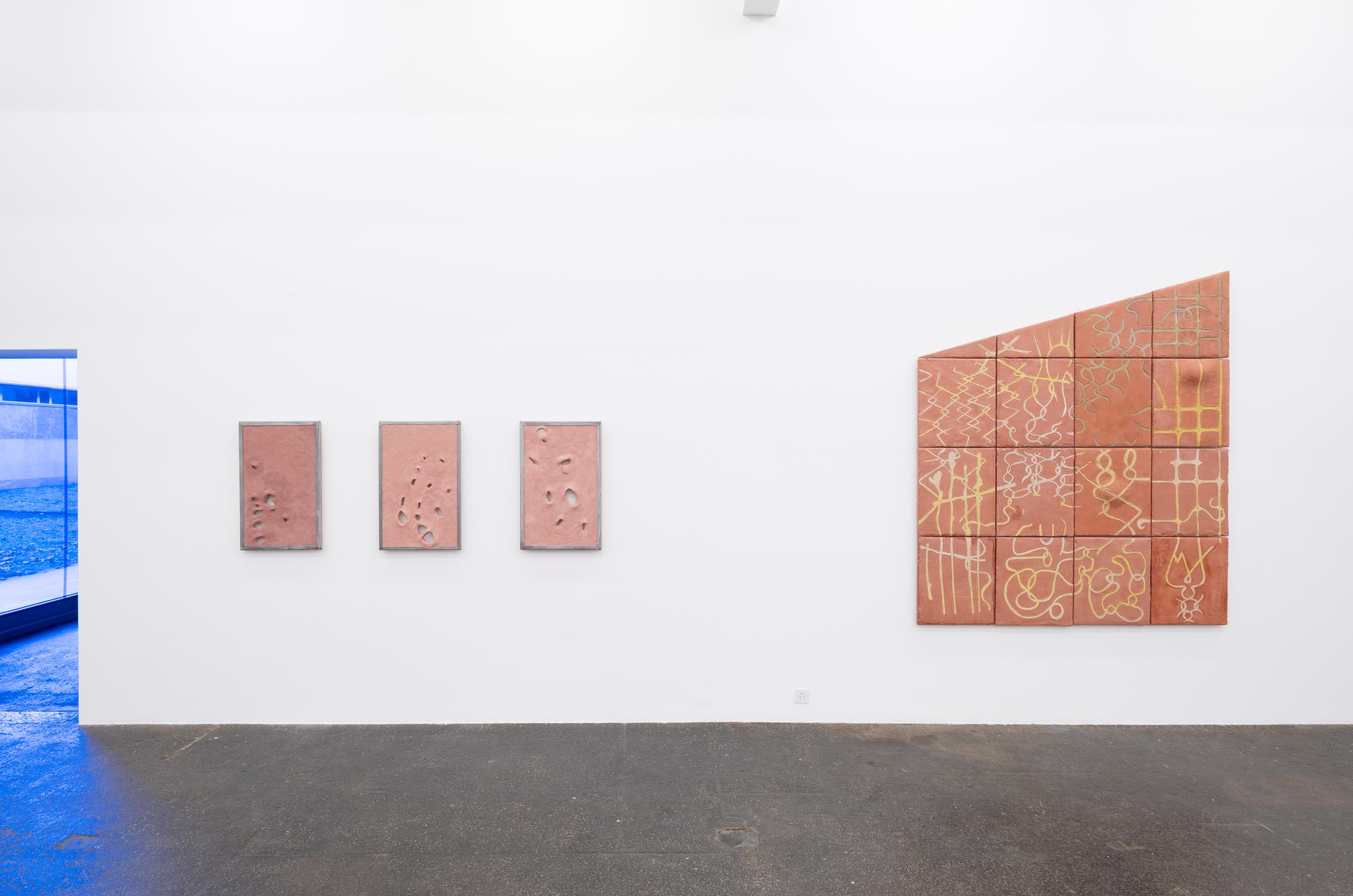 Exhibition View Solo Show Marta Margnetti «Serenata» at Kunst Halle Sankt Gallen, St. Gallen, 2024 / Photo: E. Sommer / Courtesy: The artist and Kunst Halle Sankt Gallen