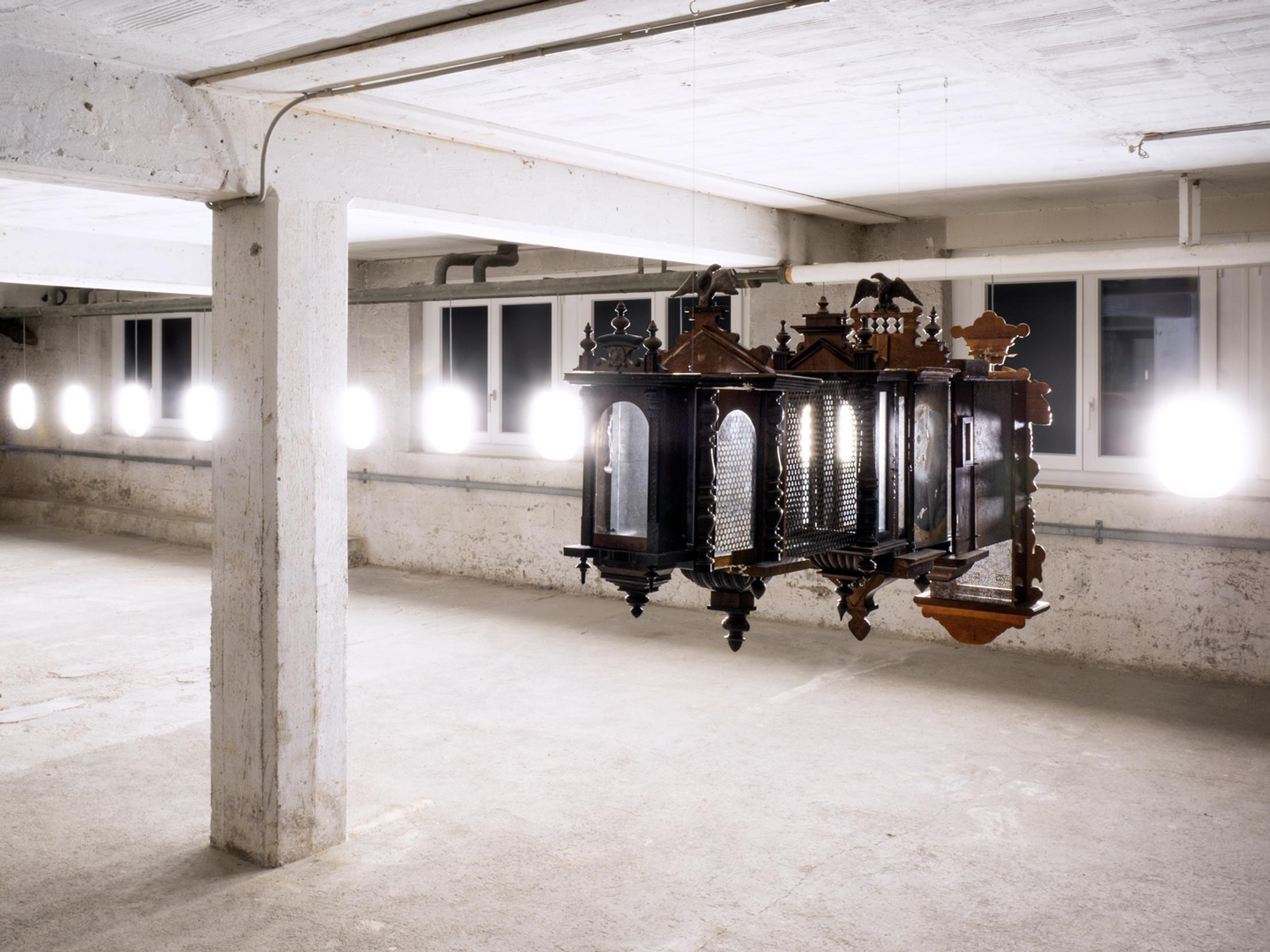 Exhibition View Double Show Martin Andereggen «Self Storage» and Martin Spühler «Kosmos» at Kunstraum Kreuzlingen, Kreuzlingen, 2024-2025 / Photo: Martin Andereggen / Courtesy: the artists and Kunstraum Kreuzlingen